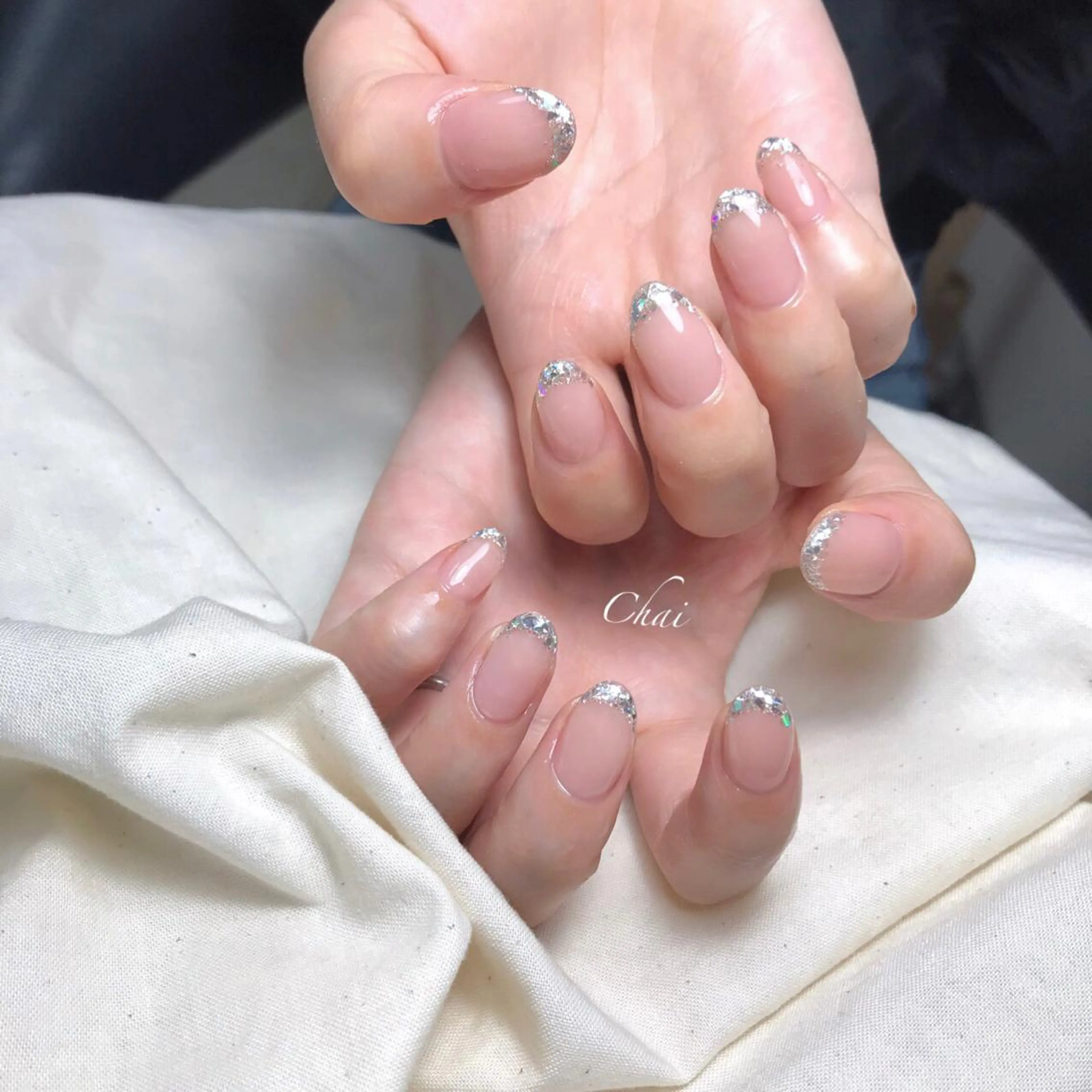 ネイル ホログラムネイル ハンドネイル 💅chainail _aiのネイルデザイン