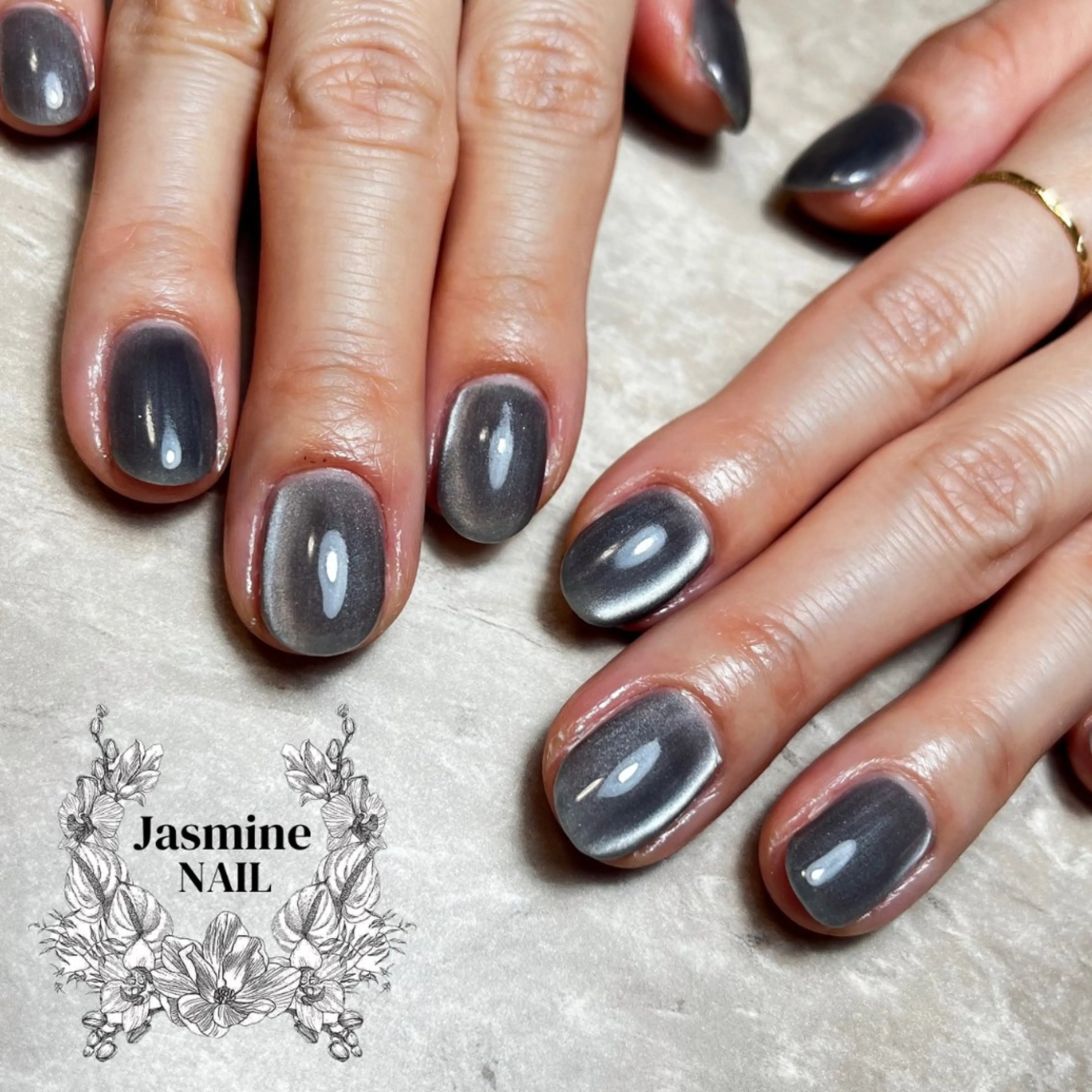 ネイル マグネットネイル Jasmine NAILのネイルデザイン