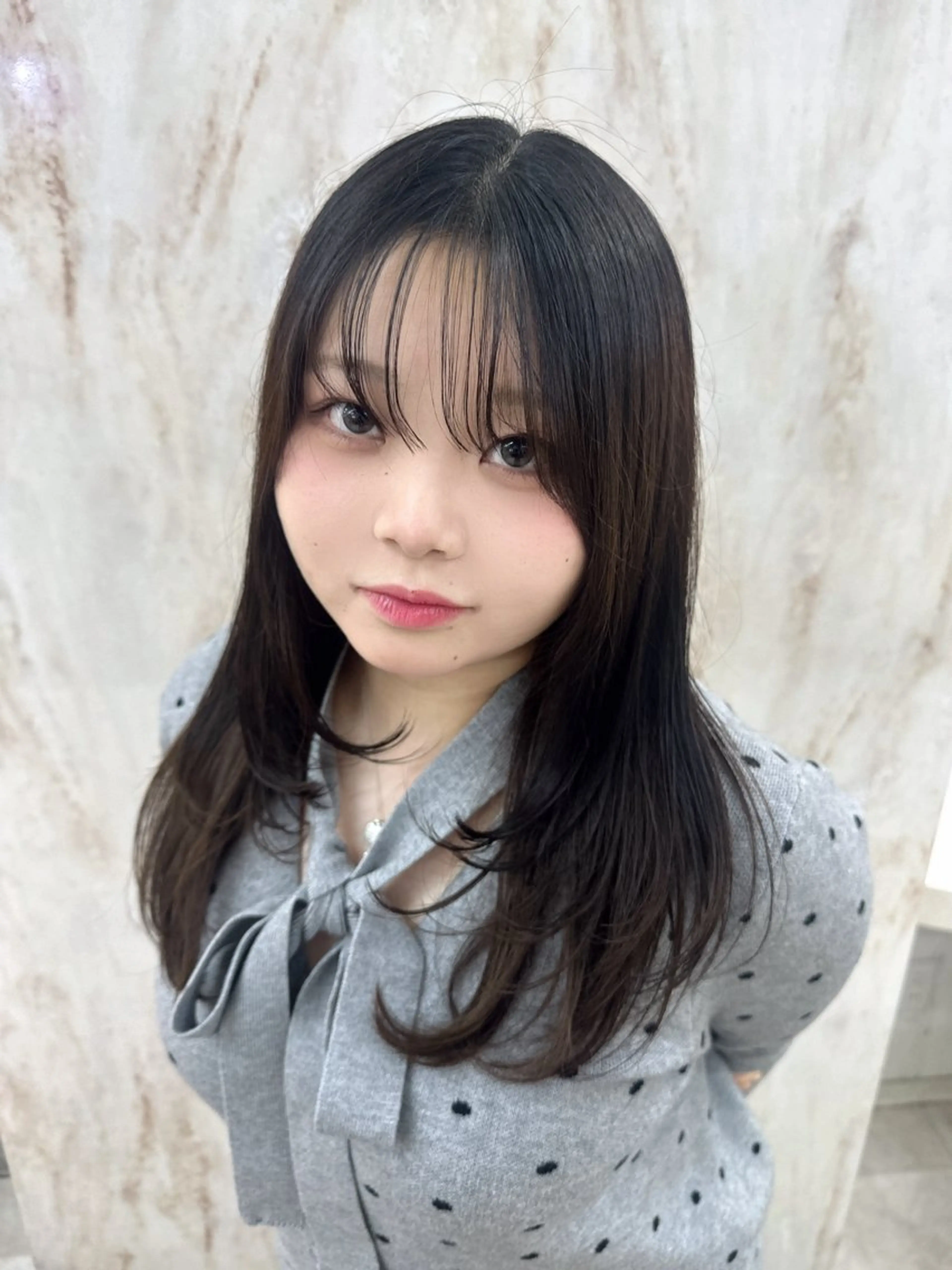 セミロング ☘️はるみ☘️縮毛矯 正/カット/大宮のヘアスタイル