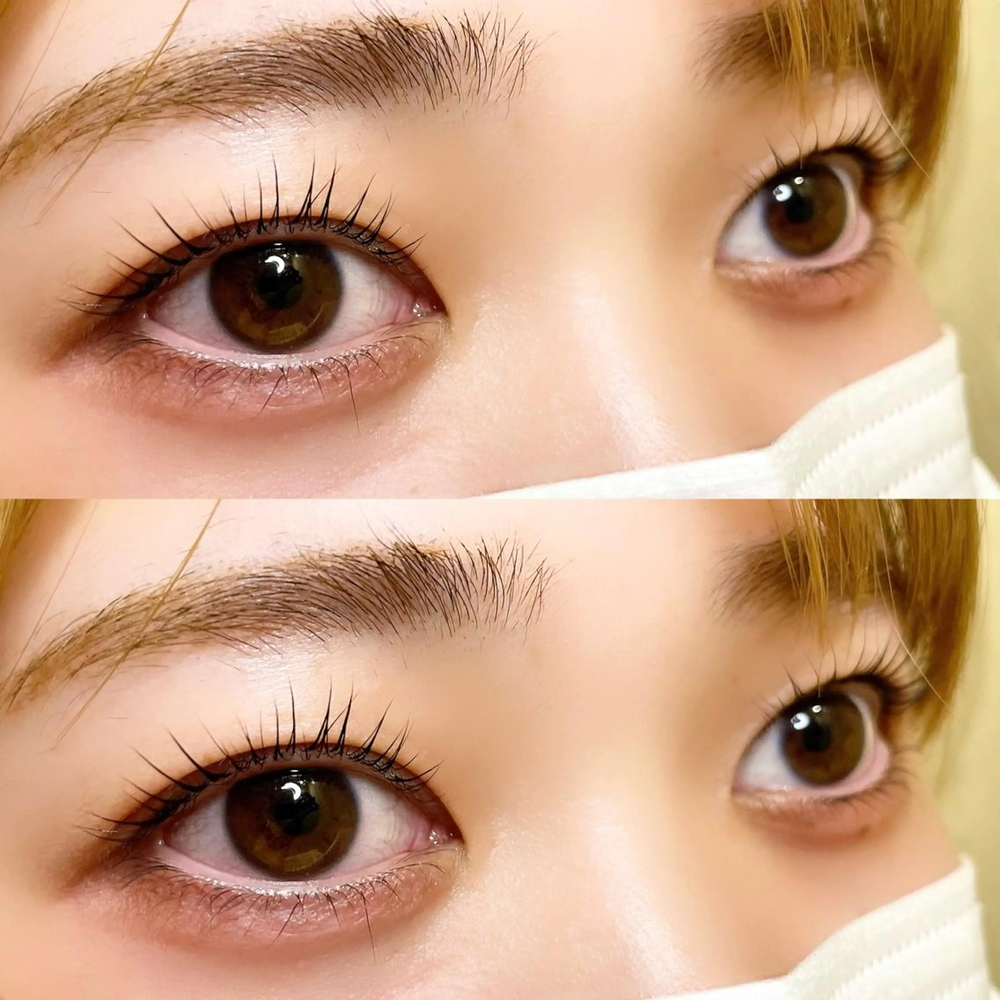 マツエク・マツパ フラットラッシュ ナチュラル パリジェンヌラッシュリフト まつげパーマ 一重×まつ毛パーマ マツパ 💕丸島 夏名🐰🍀のマツエク・マツパデザイン