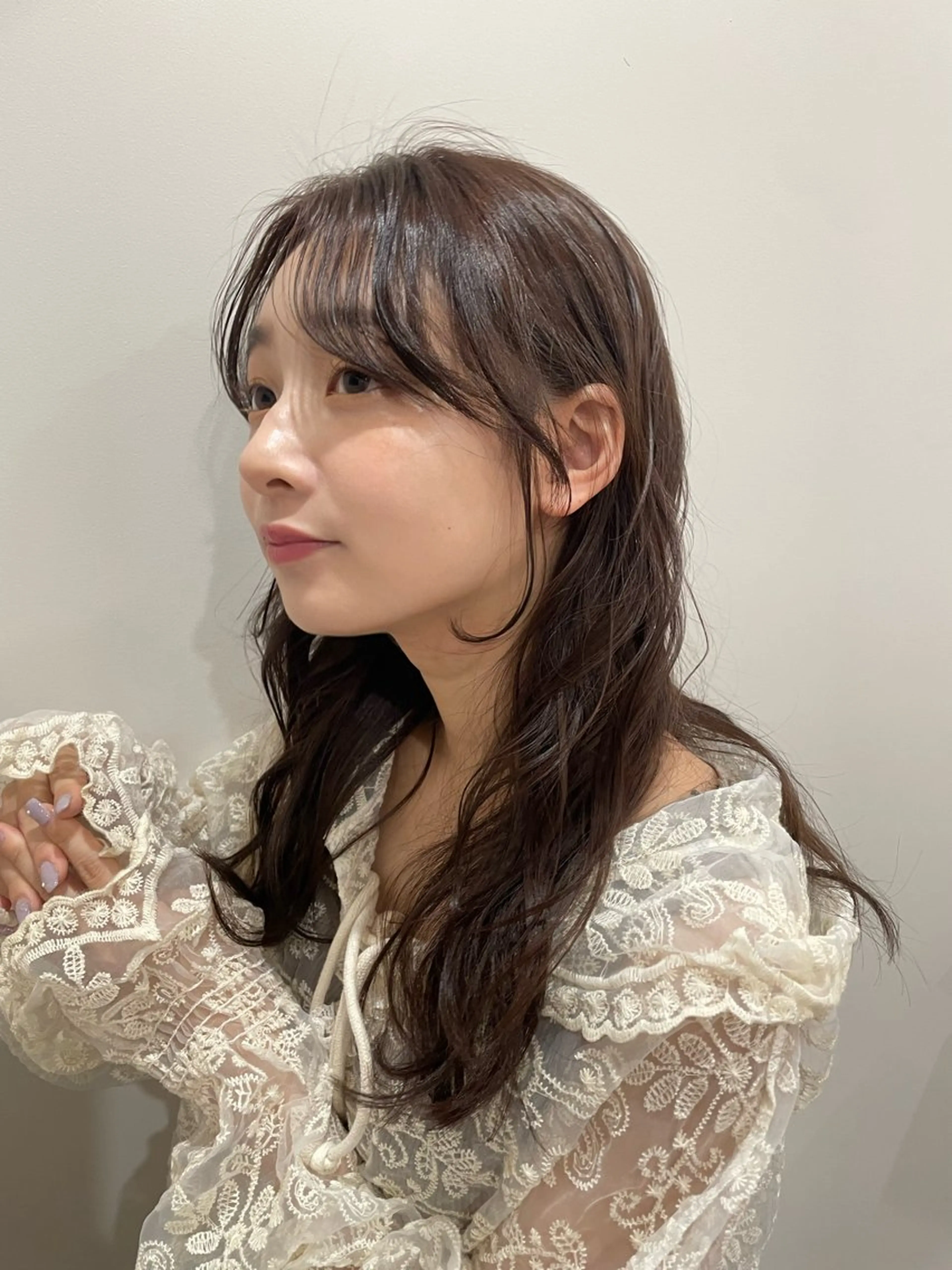 ロング パーマ 十川 明優花のヘアスタイル