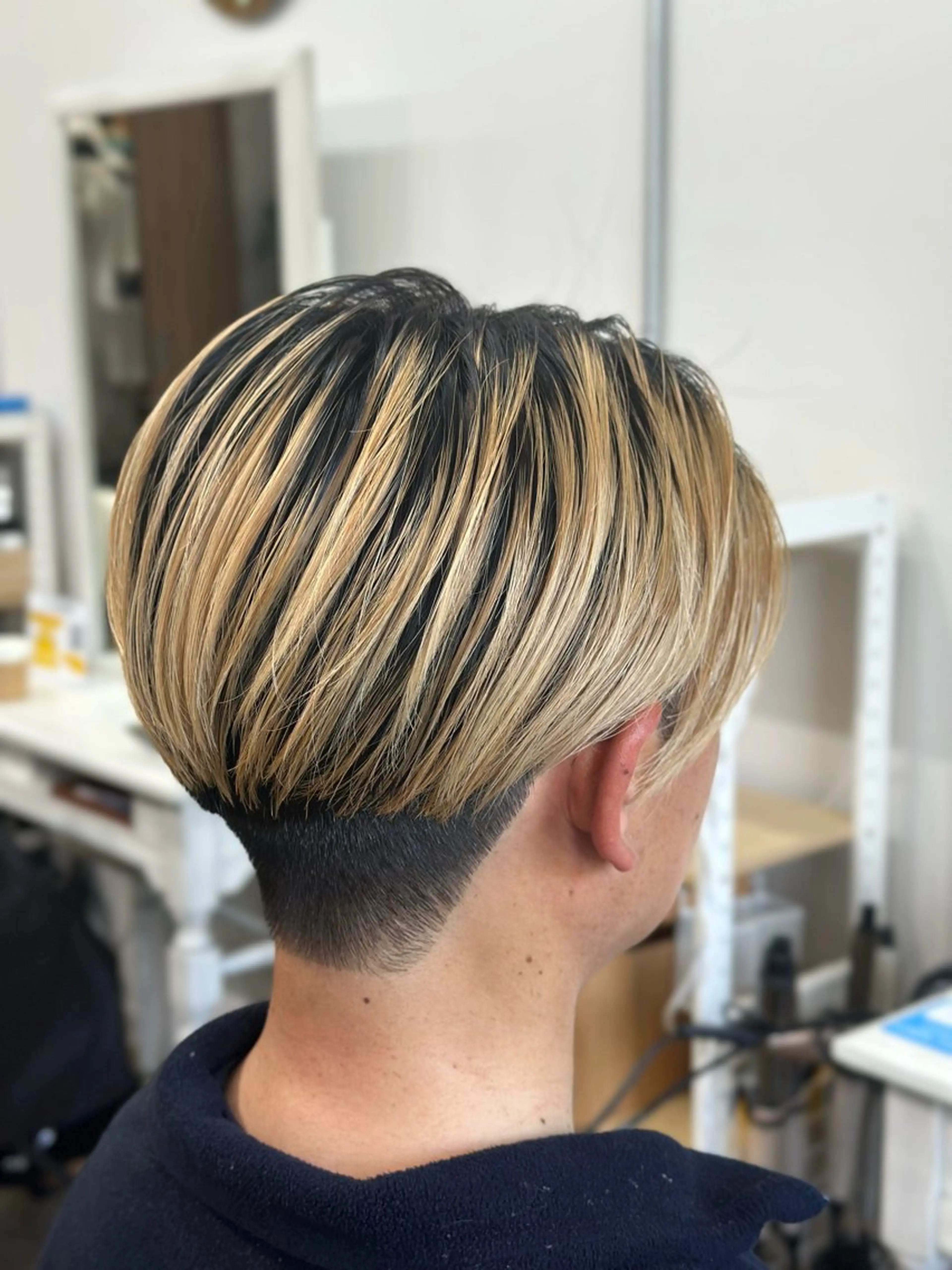 メンズ センターパート 刈り上げ カット Snalyメンズ特化 スエハラのヘアスタイル