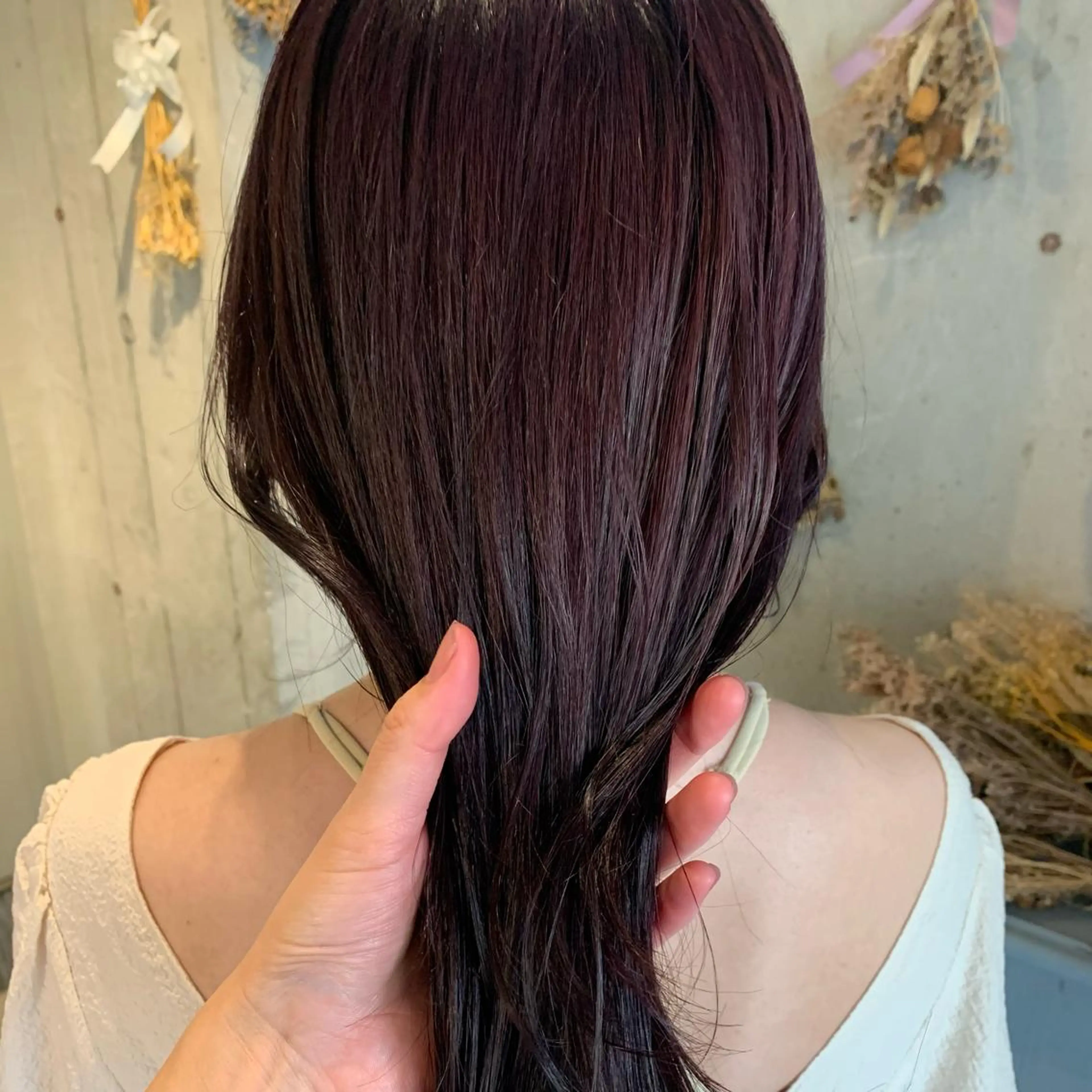 セミロング 前髪・顔周りカット☆ あらいみゆのヘアスタイル