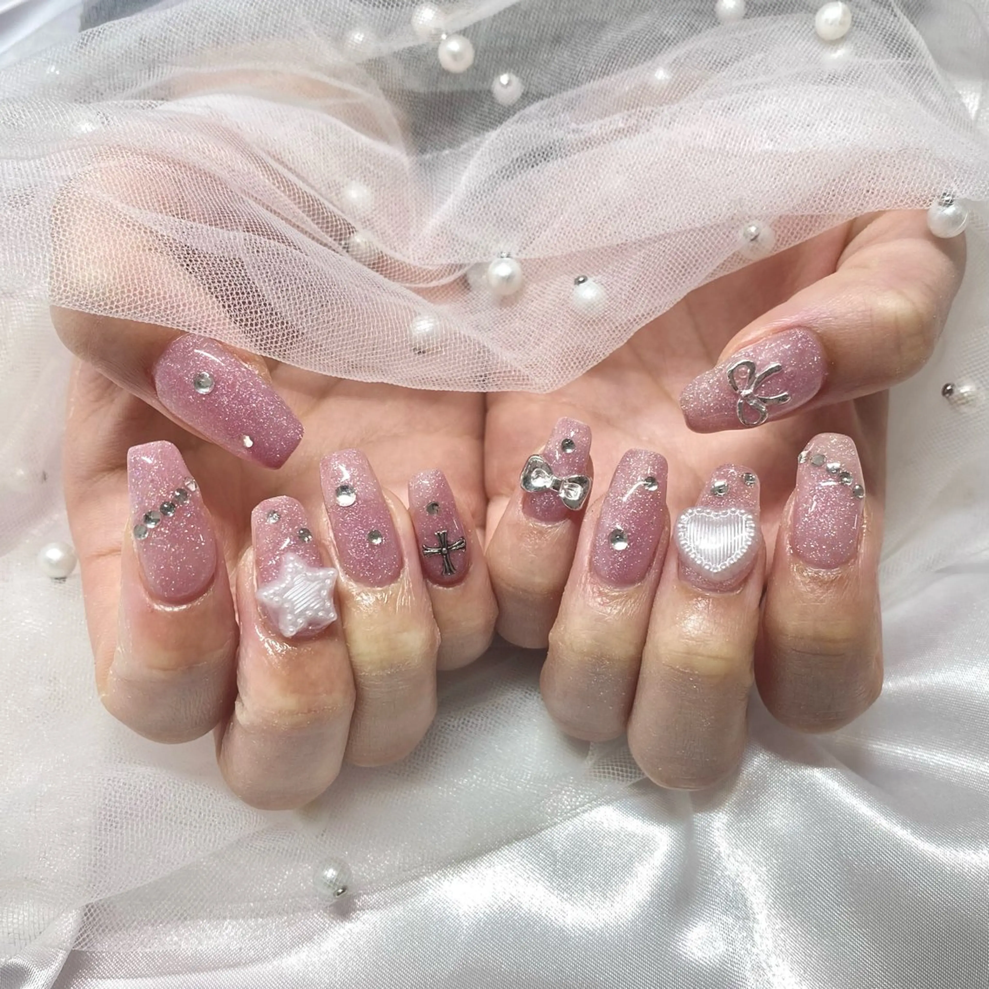 ネイル ハンドネイル Yveil 心斎橋店 hirokoのネイルデザイン