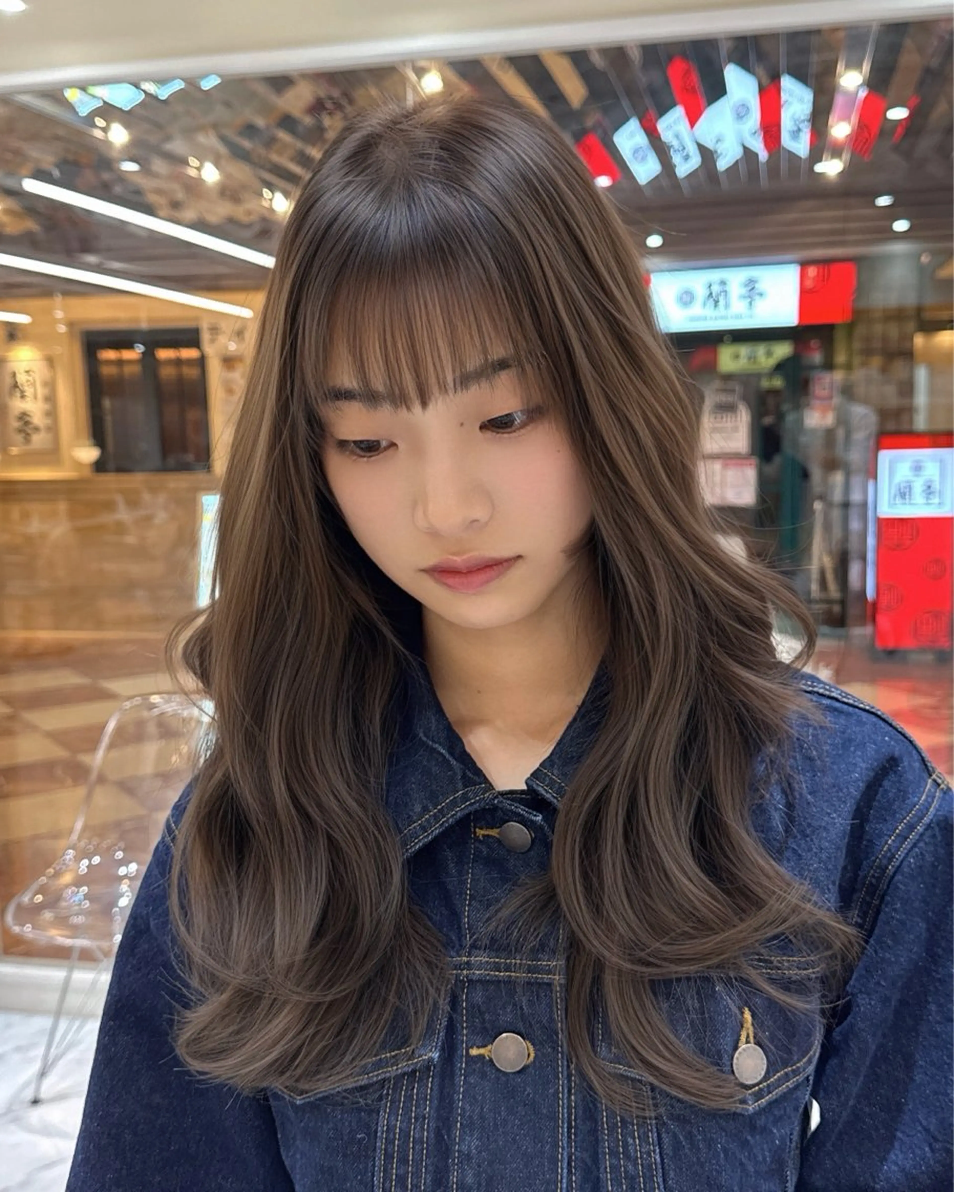 ロング カラー ヘアアレンジ オリーブカラー レイヤーカット カット ヘアカラー トリートメント 髪質改善特化 🫧松野力也のヘアスタイル