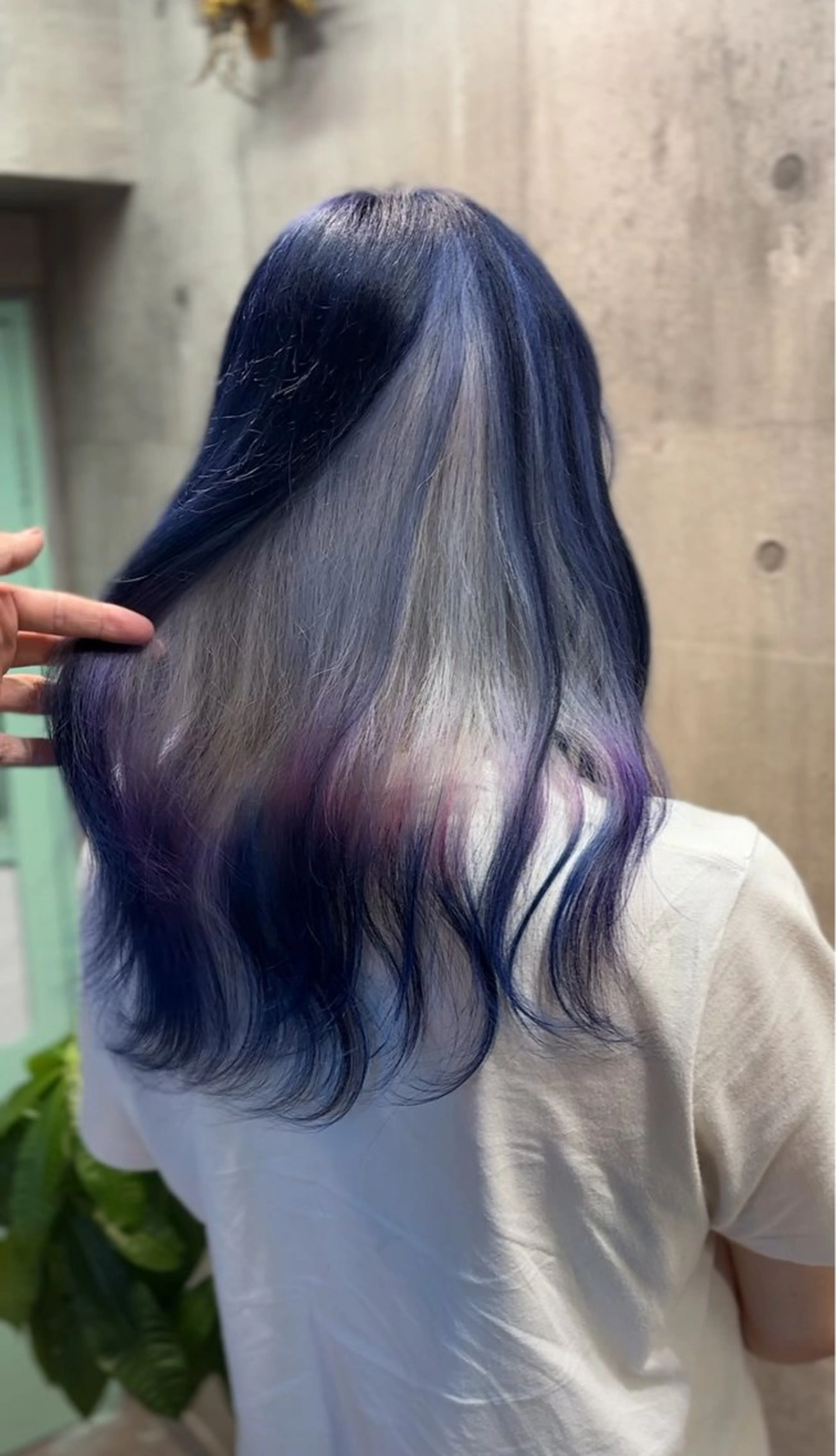 ロング ヘアカラー ハイトーン/メンズ/ ウルフ特化   小松のヘアスタイル