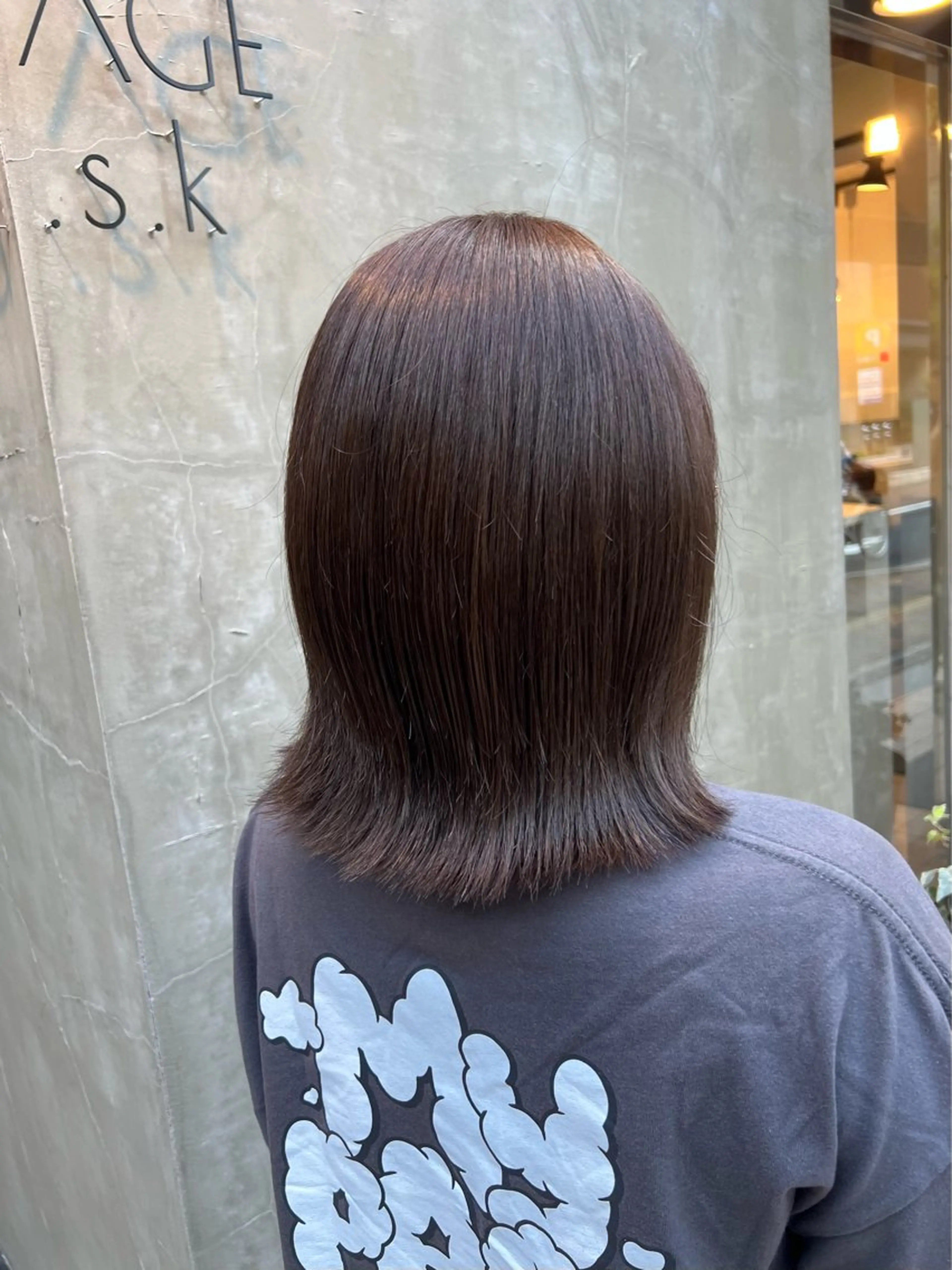 ミディアム カラー 透明感カラー いぐちしょうた🫧 VISAGEbaskのヘアスタイル