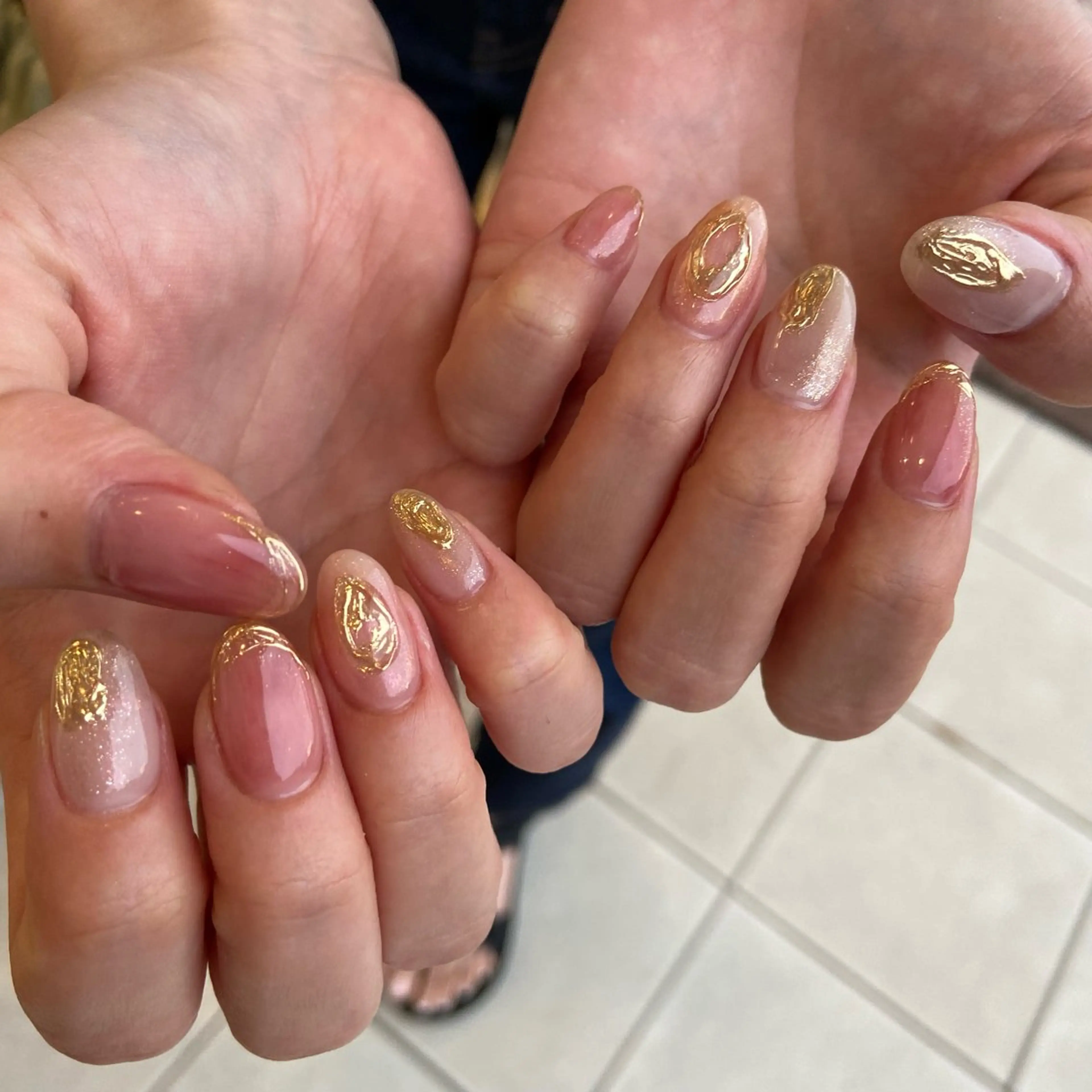 ネイル 春ネイル ハンドネイル Allure小山店 Maiのネイルデザイン