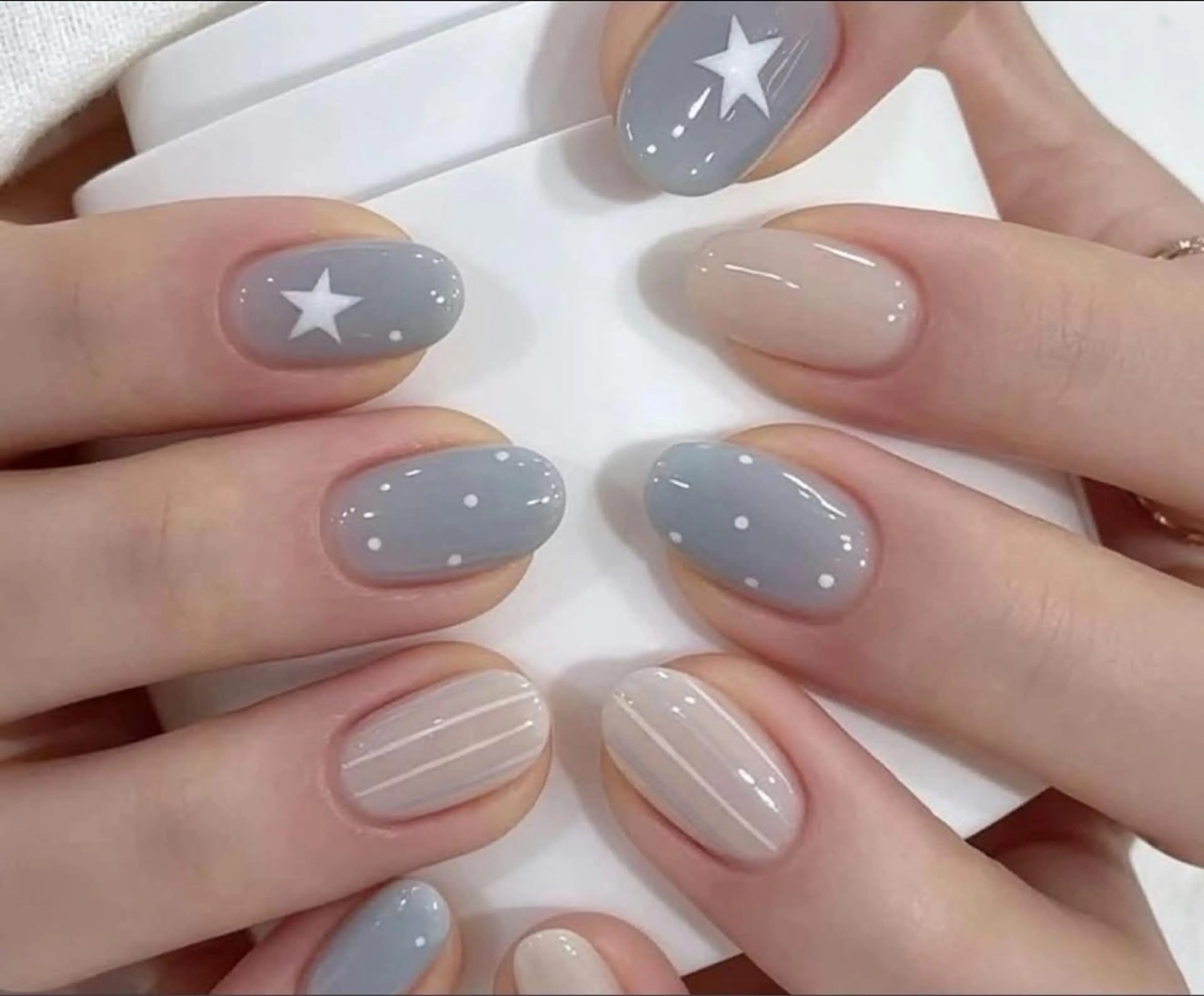 ネイル チークネイル フットネイル フレンチネイル グラデーション 韓国ネイル ハンドネイル YUKI NAILのネイルデザイン