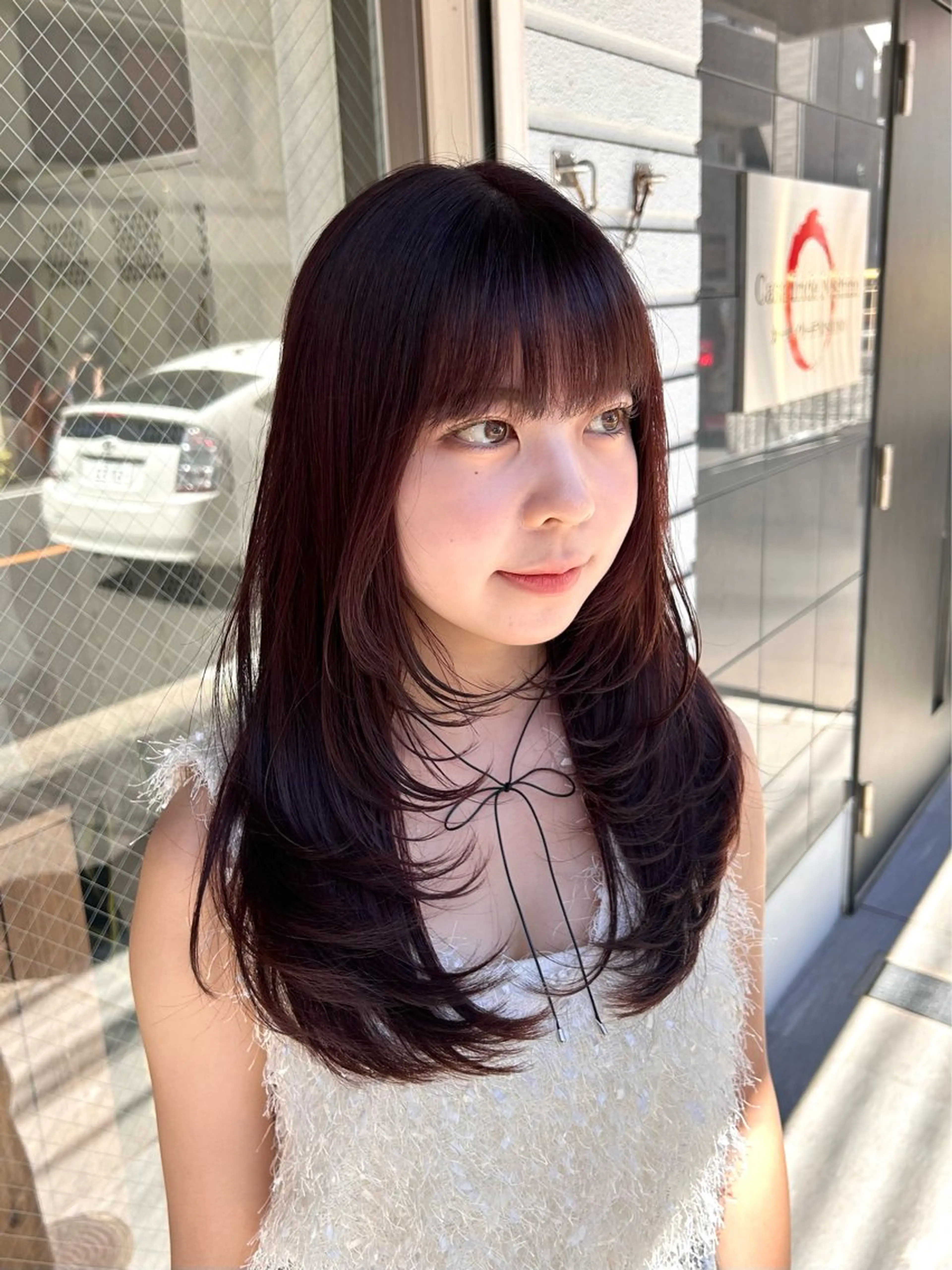 ミディアム カット トリートメント 🌷横浜/レイヤー /艶カラー🌷のヘアスタイル