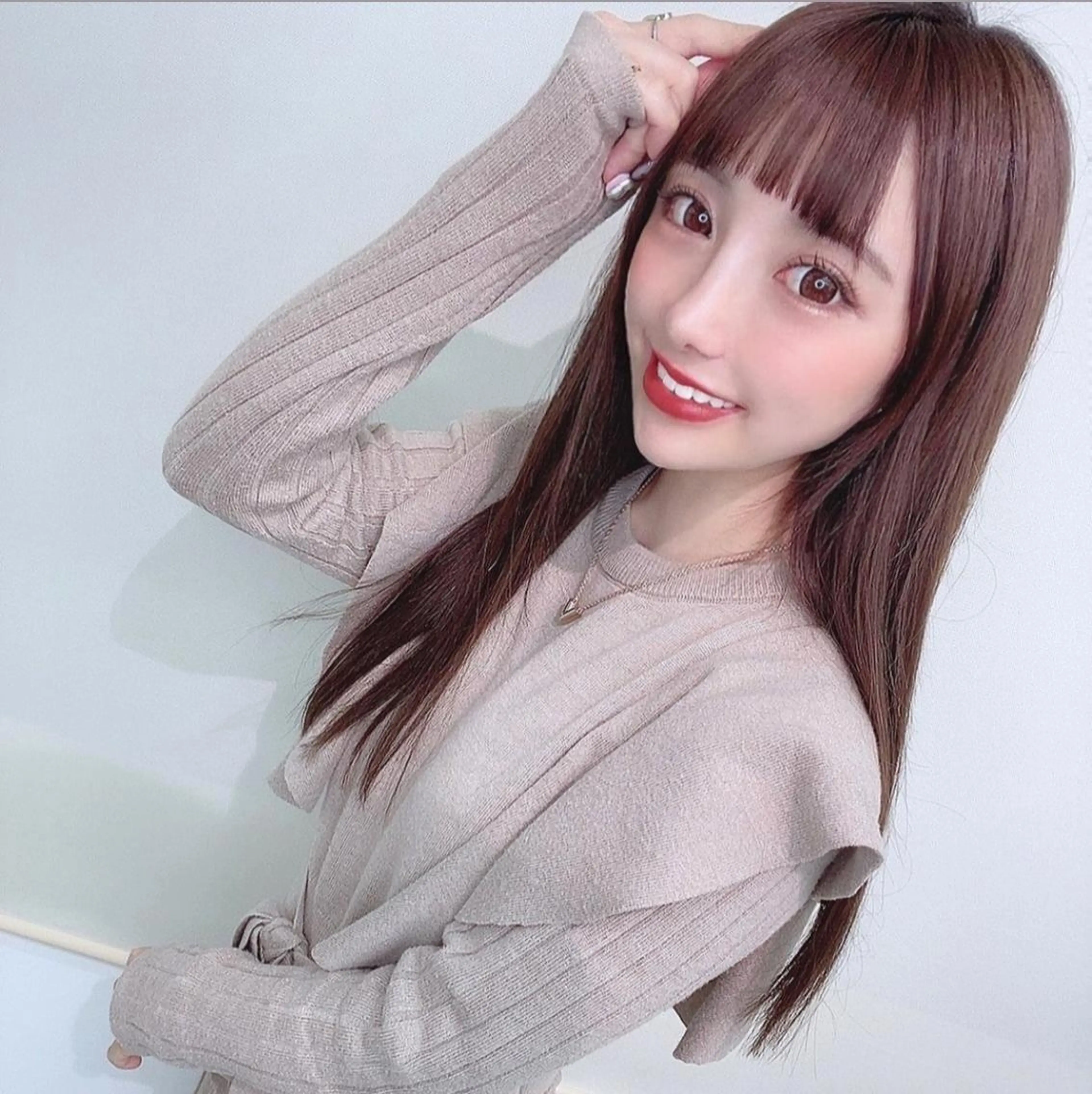 セミロング カラー カラーとエクステ 🌟エクステのヘアスタイル