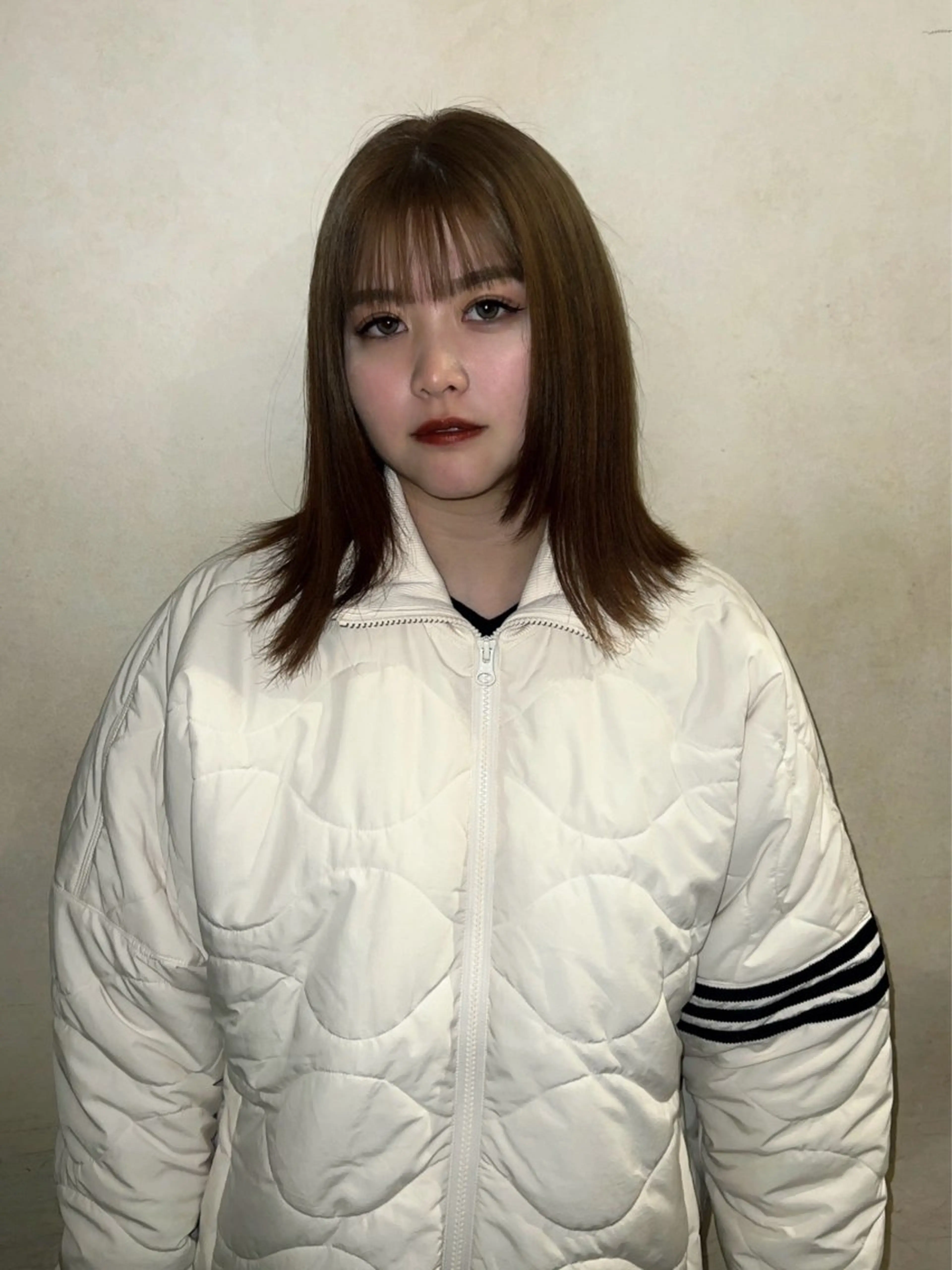 セミロング カラー ハイトーン/ピンク カラー/めい🎀のヘアスタイル