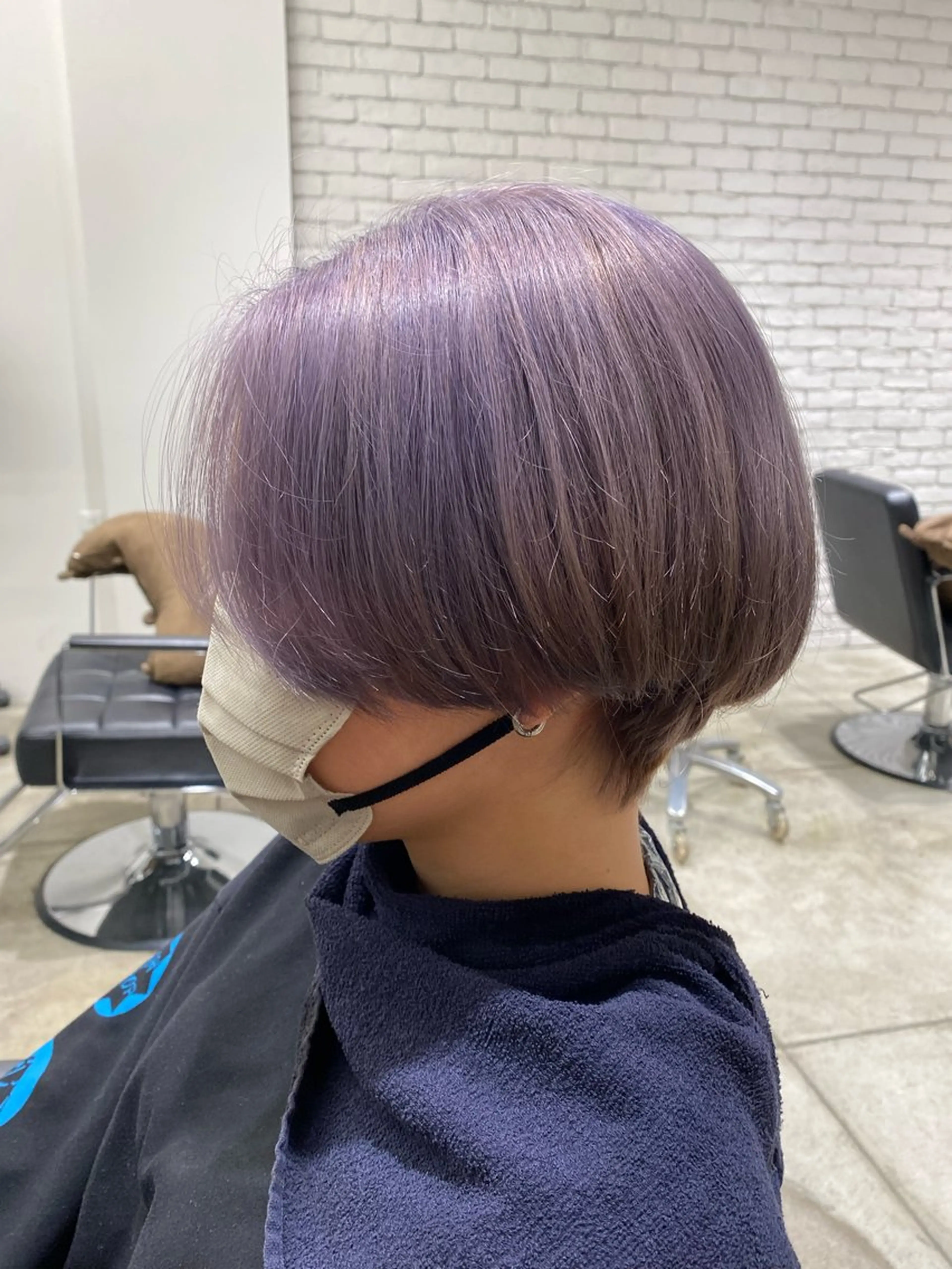 カラー ブリーチ 中村 ひなののヘアスタイル