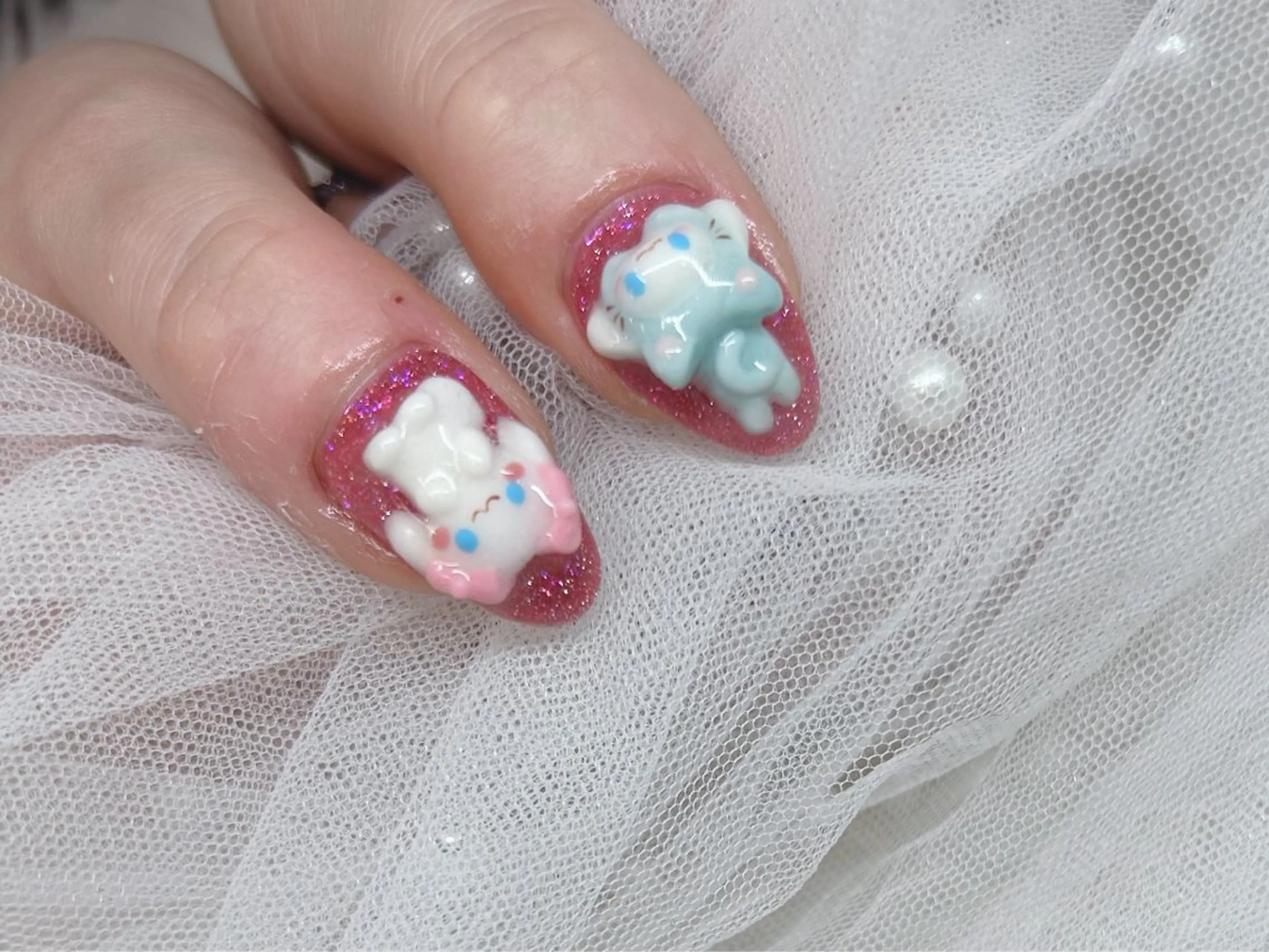 セミロング ハンドネイル Nailsalon Angeのネイルデザイン