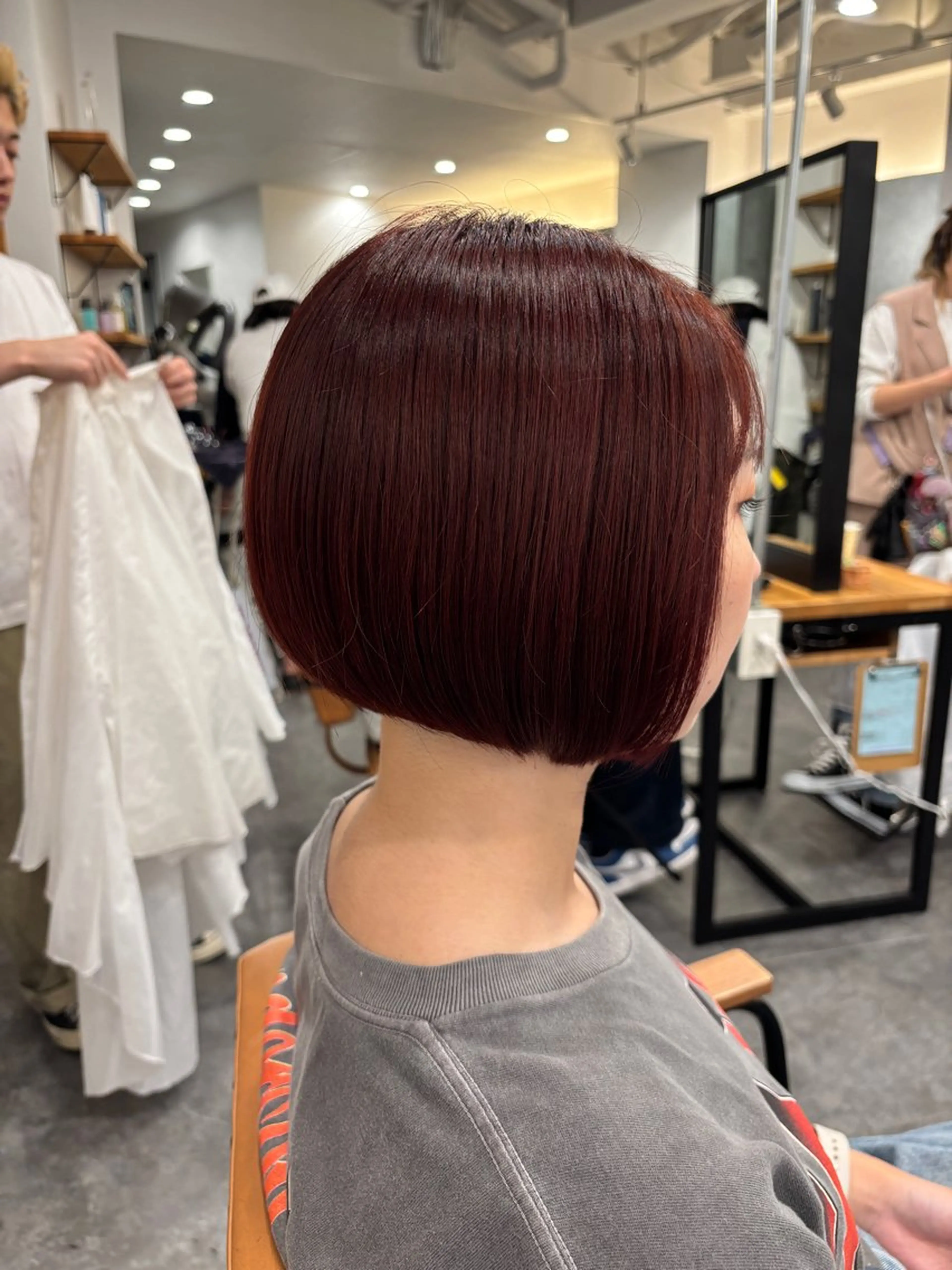 ショート カラー カット ヘアカラー トリートメント SHIAN橋本店 おぐちまほのヘアスタイル