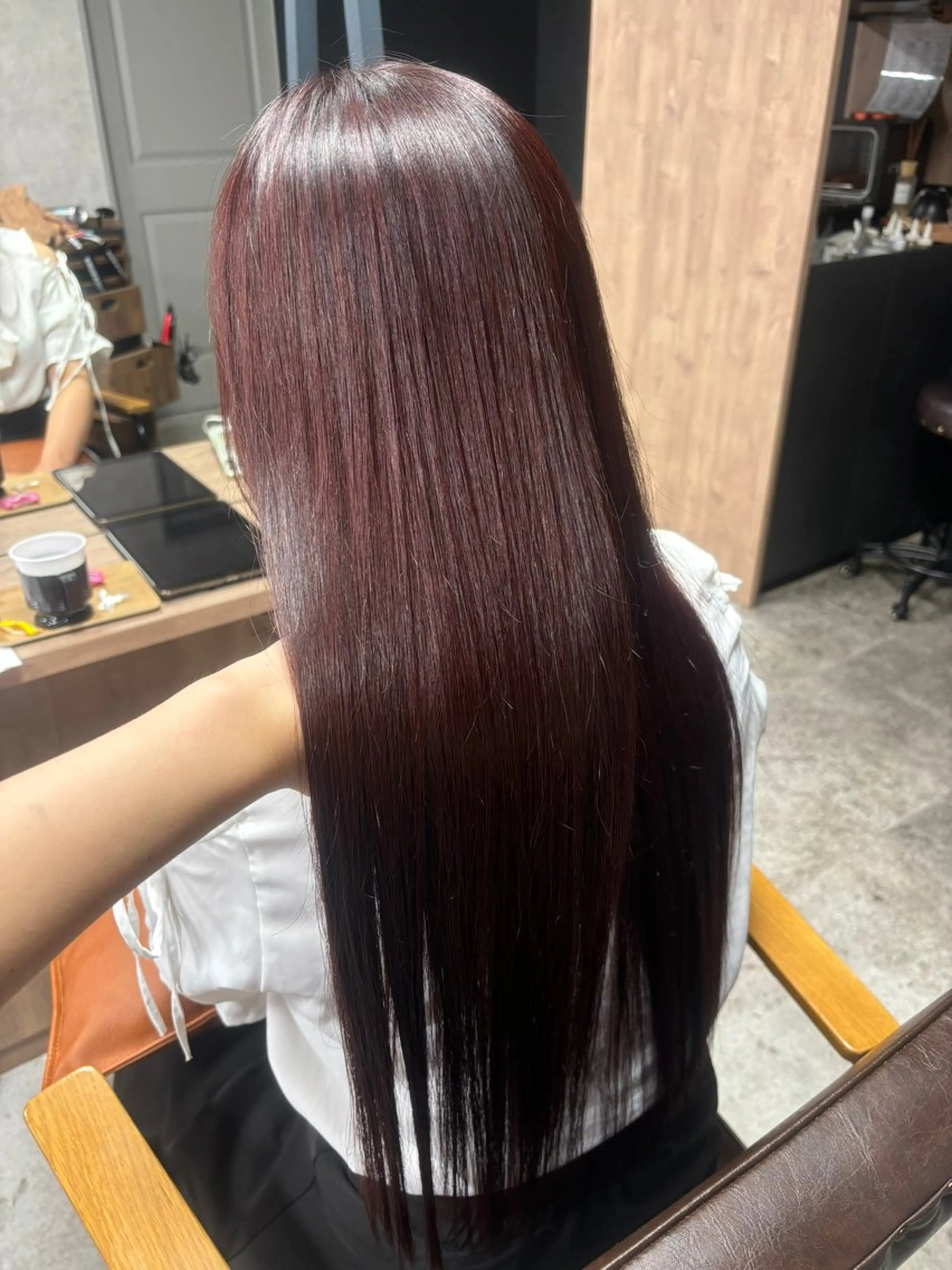 ロング ヘアカラー トリートメント きょうか🩶 /艶髪/ボブのヘアスタイル