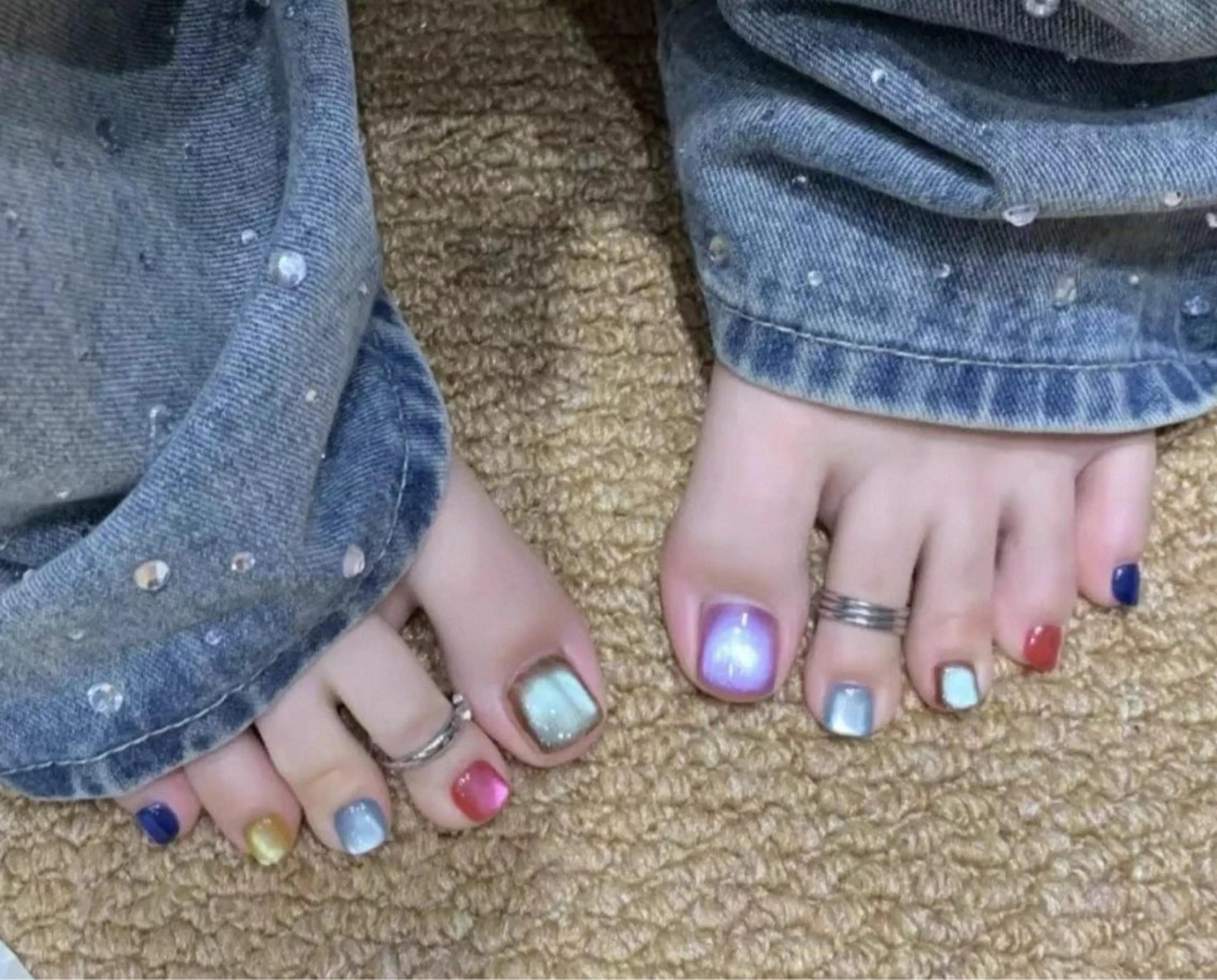 ネイル フットネイル 胡蝶蘭レディースサロ ンNailMOKAのネイルデザイン