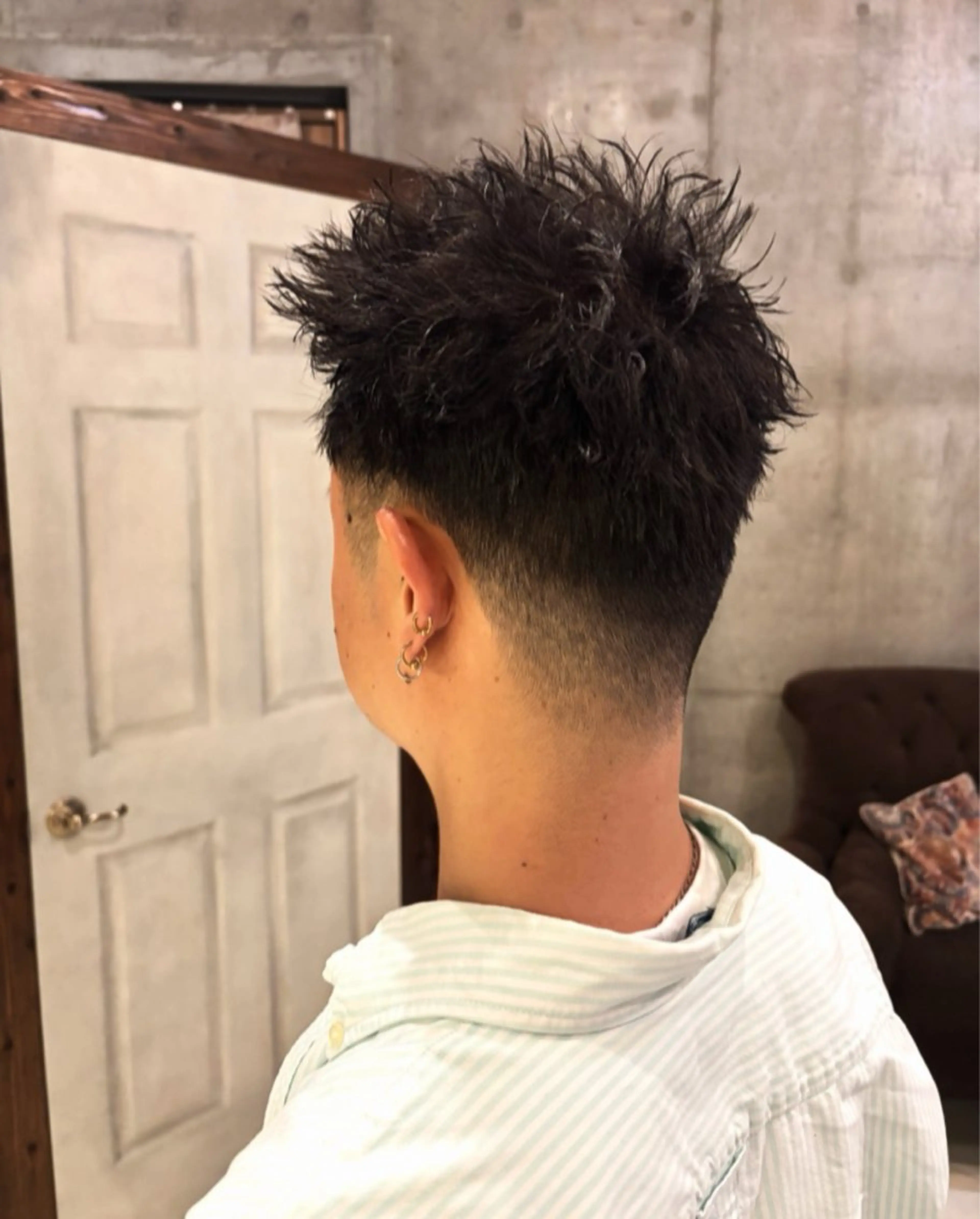 パーマ メンズ メンズパーマ メンズツイストパーマ ツイストパーマ カット パーマ 長尾 瑞希のヘアスタイル