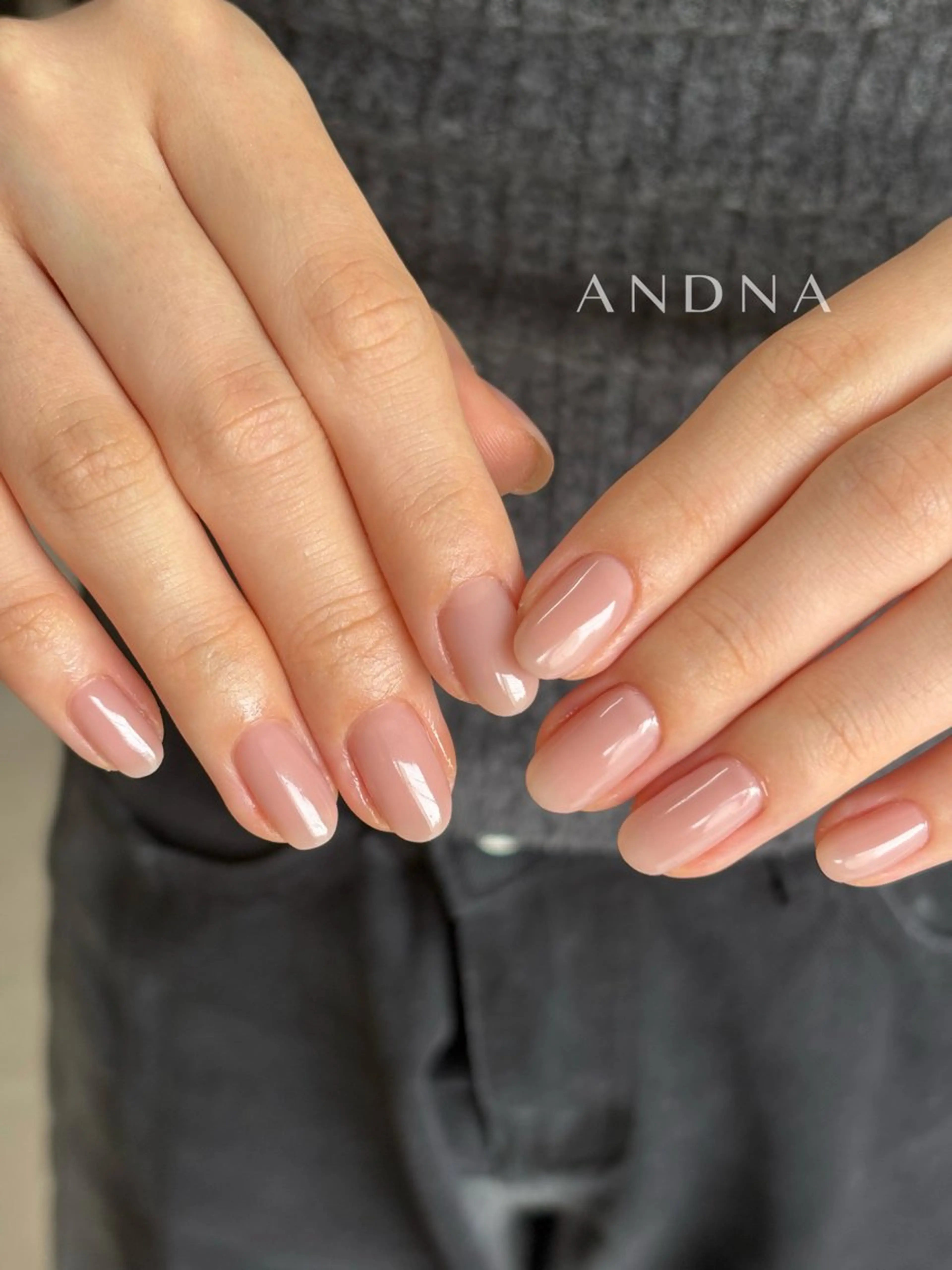 ネイル ワンカラーネイル Kinuko / ANDNAのネイルデザイン