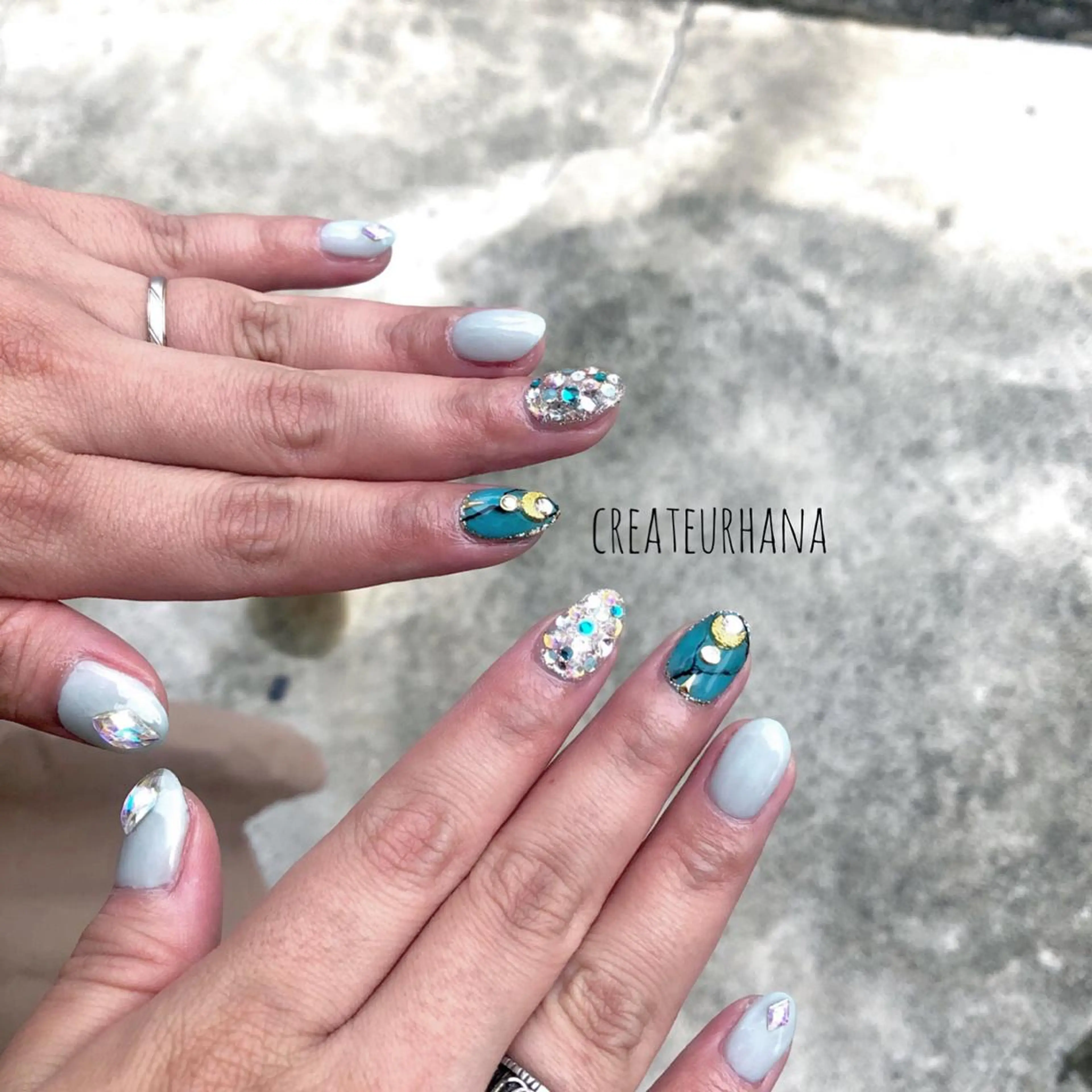 ネイル ハンドネイル 三橋 結菜のネイルデザイン