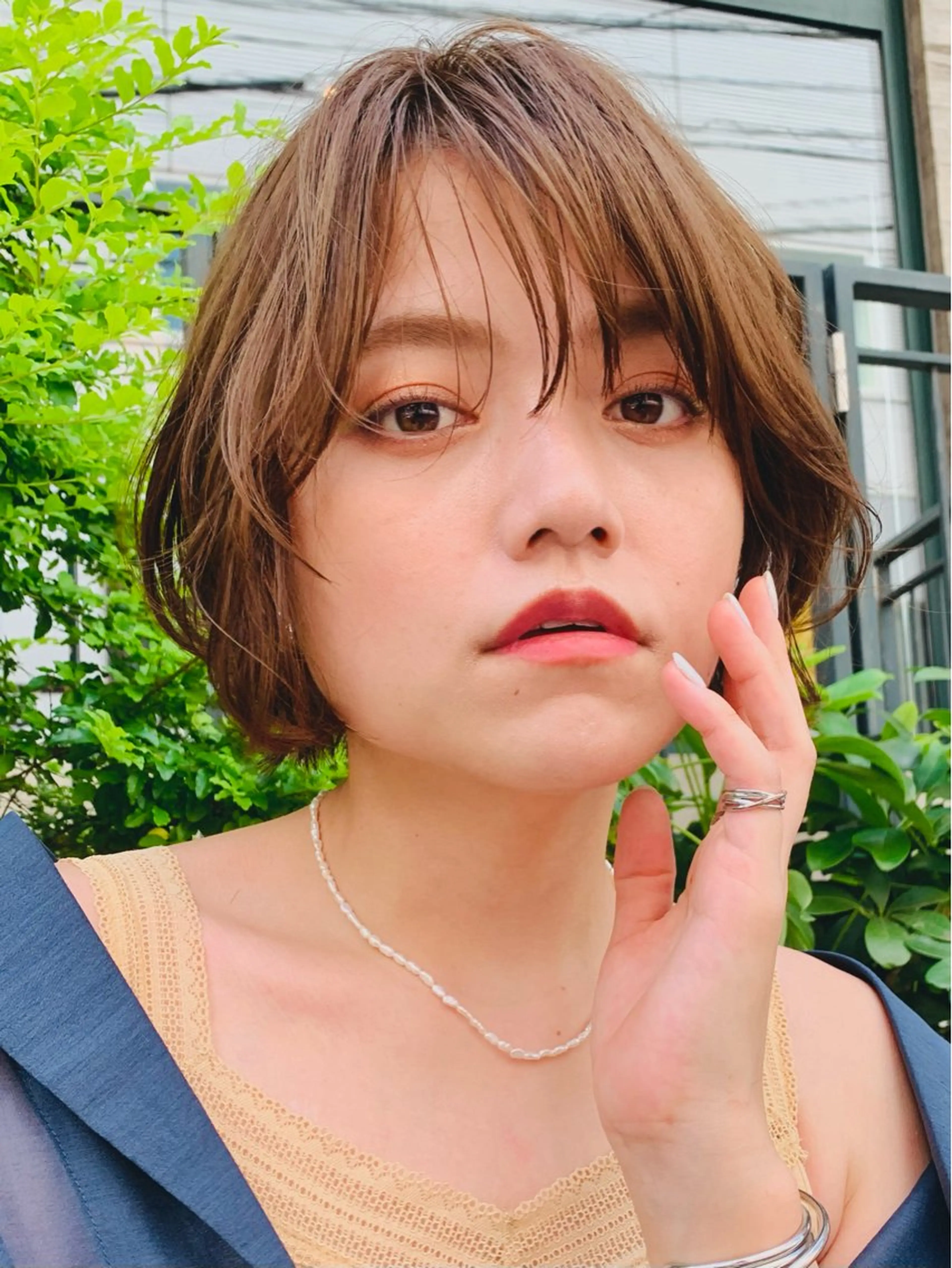 ミディアム Ｖｉｏｔ  銀座 樋口 桃佳のヘアスタイル