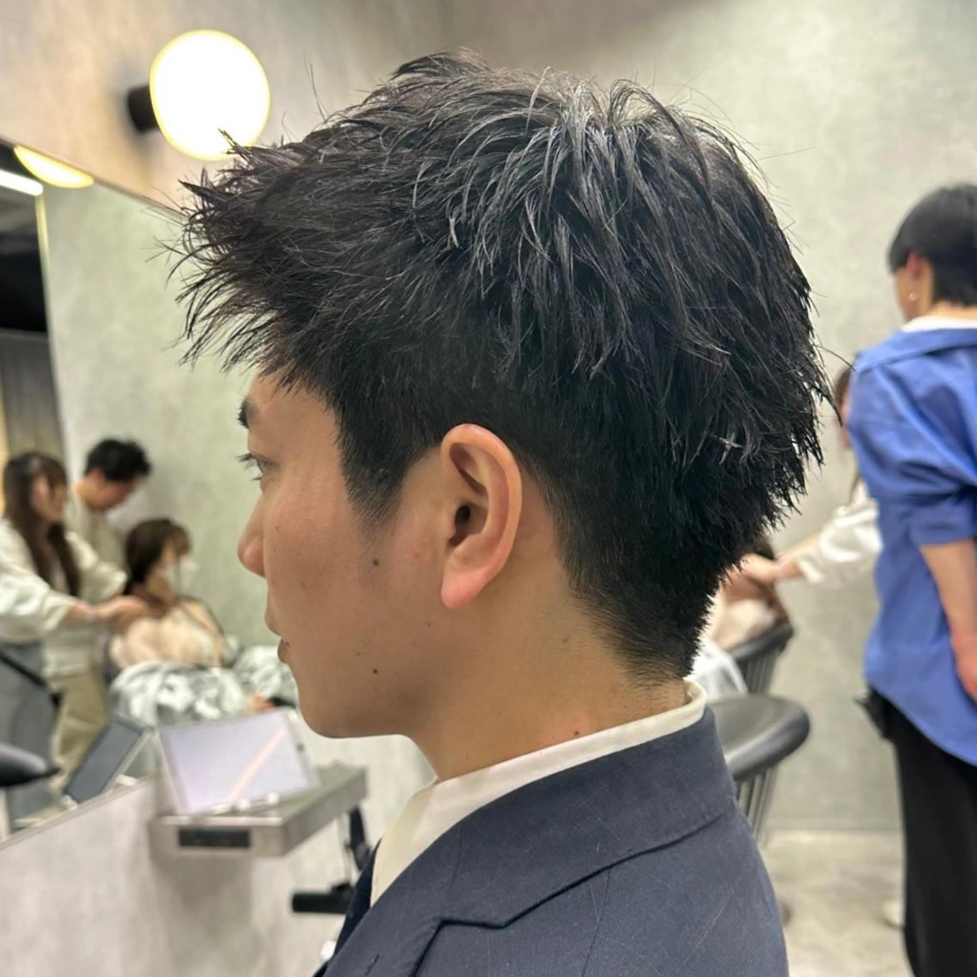 メンズ DAIKIベージュ 🍂レイヤーカットのヘアスタイル