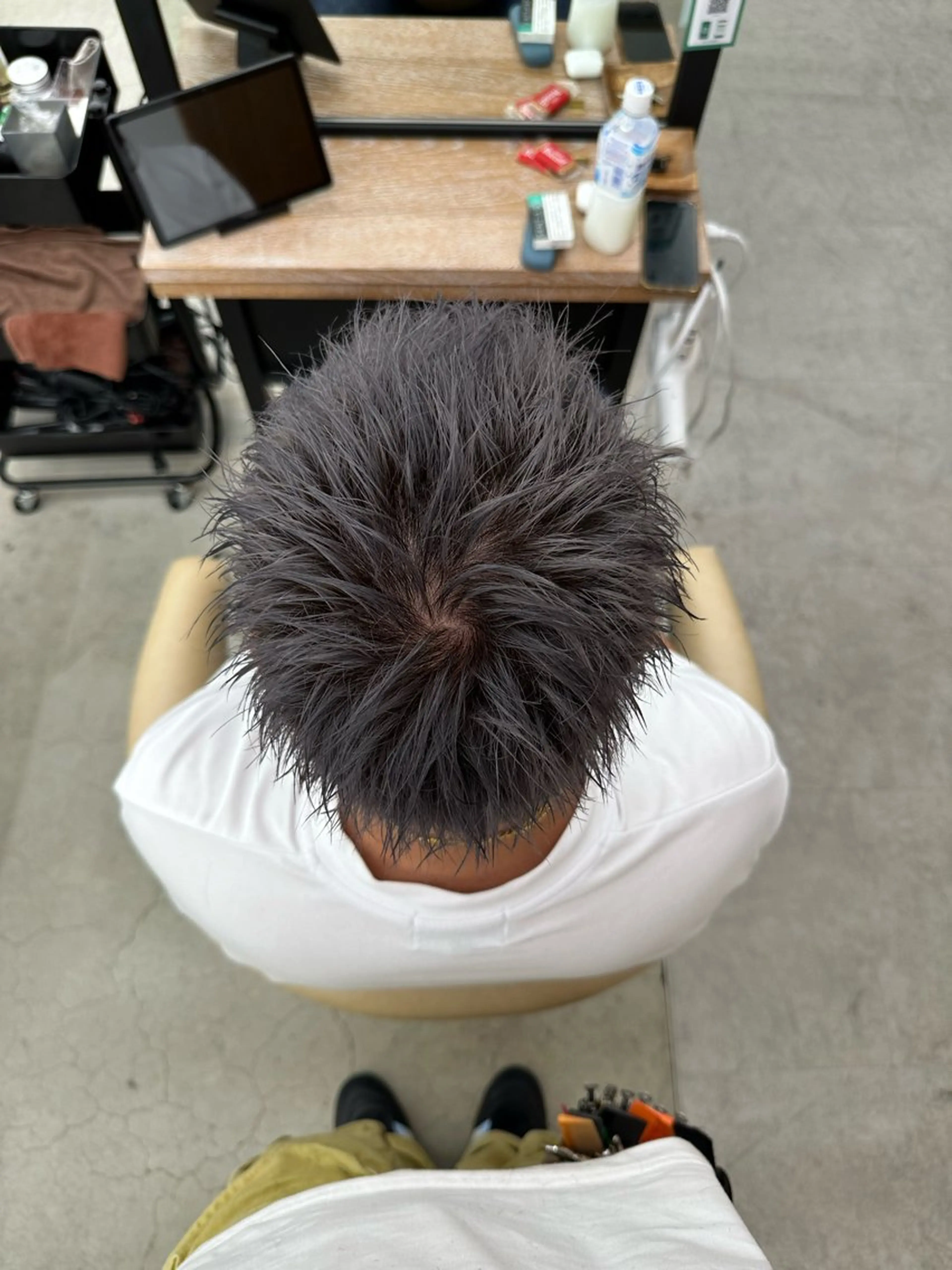 ショート メンズ メンズハイトーン スパイキーショート ショートヘア レイヤー ロング ショート /そうたのヘアスタイル