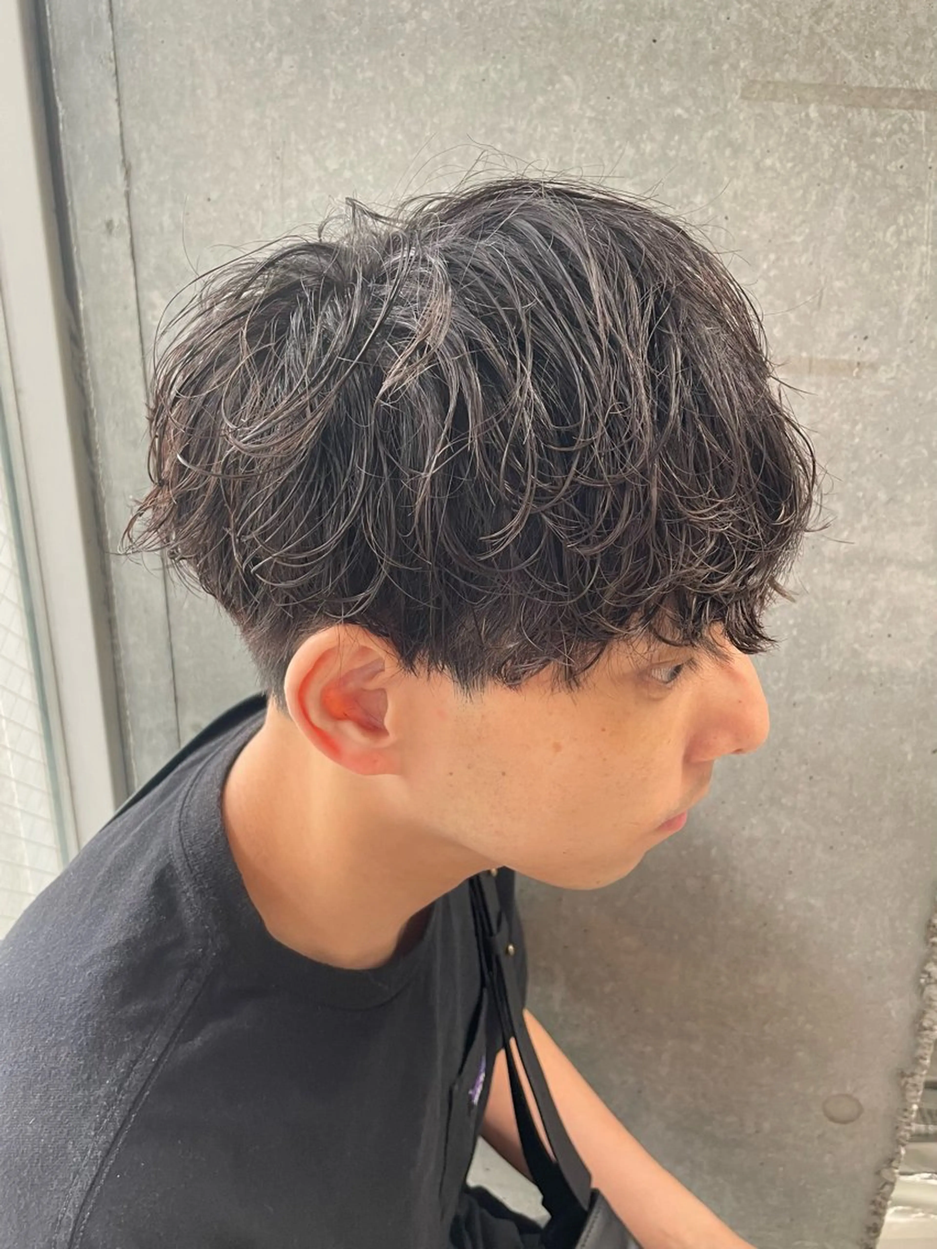 パーマ メンズ カット パーマ トリートメント ヘアセット メンズモテパーマ💙 fuwaのヘアスタイル