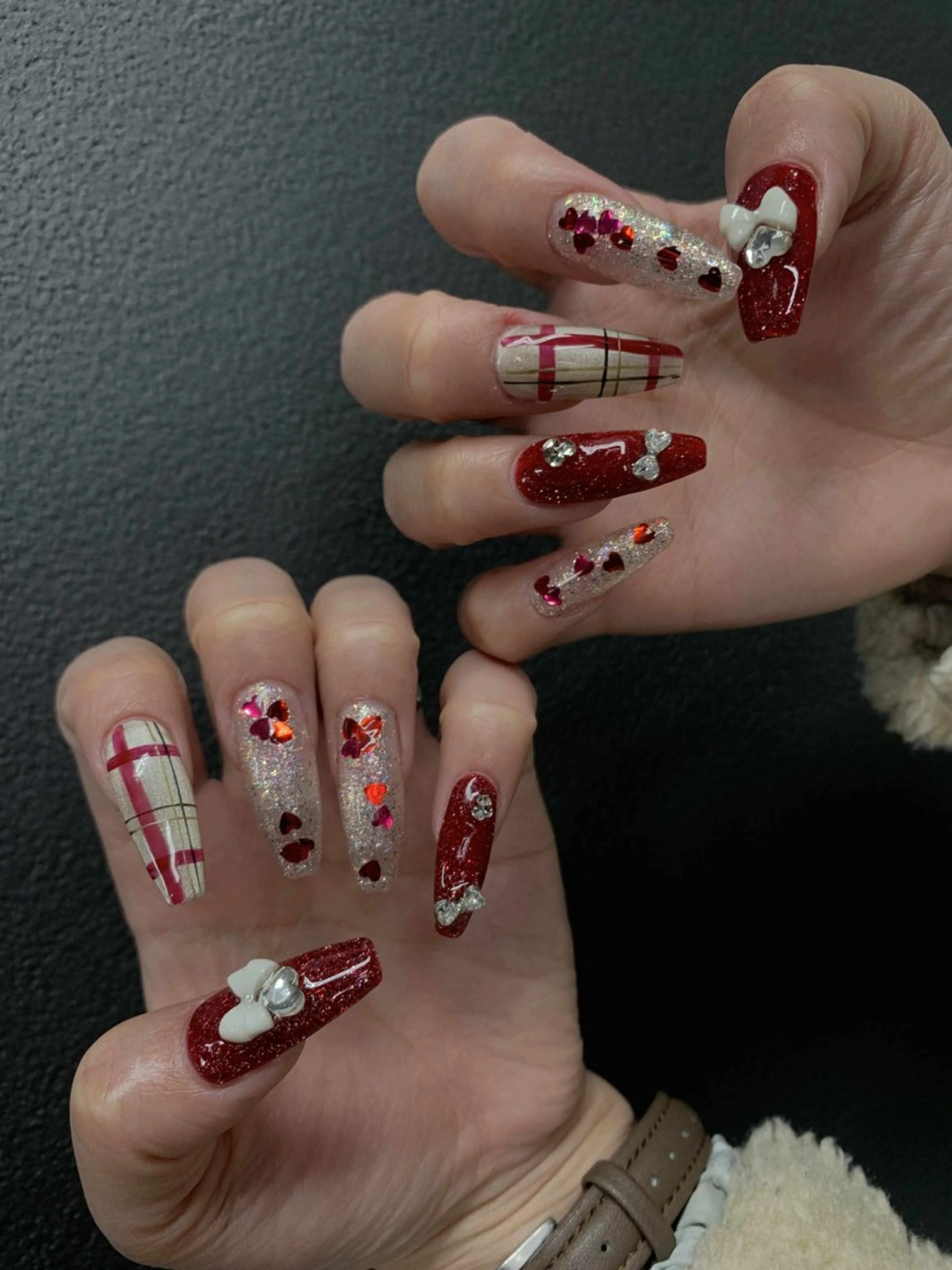 ネイル 韓国ネイル 持ち込み ニュアンスネイル ネイルチップ 冬ネイル LISA ANA.CHUOのネイルデザイン