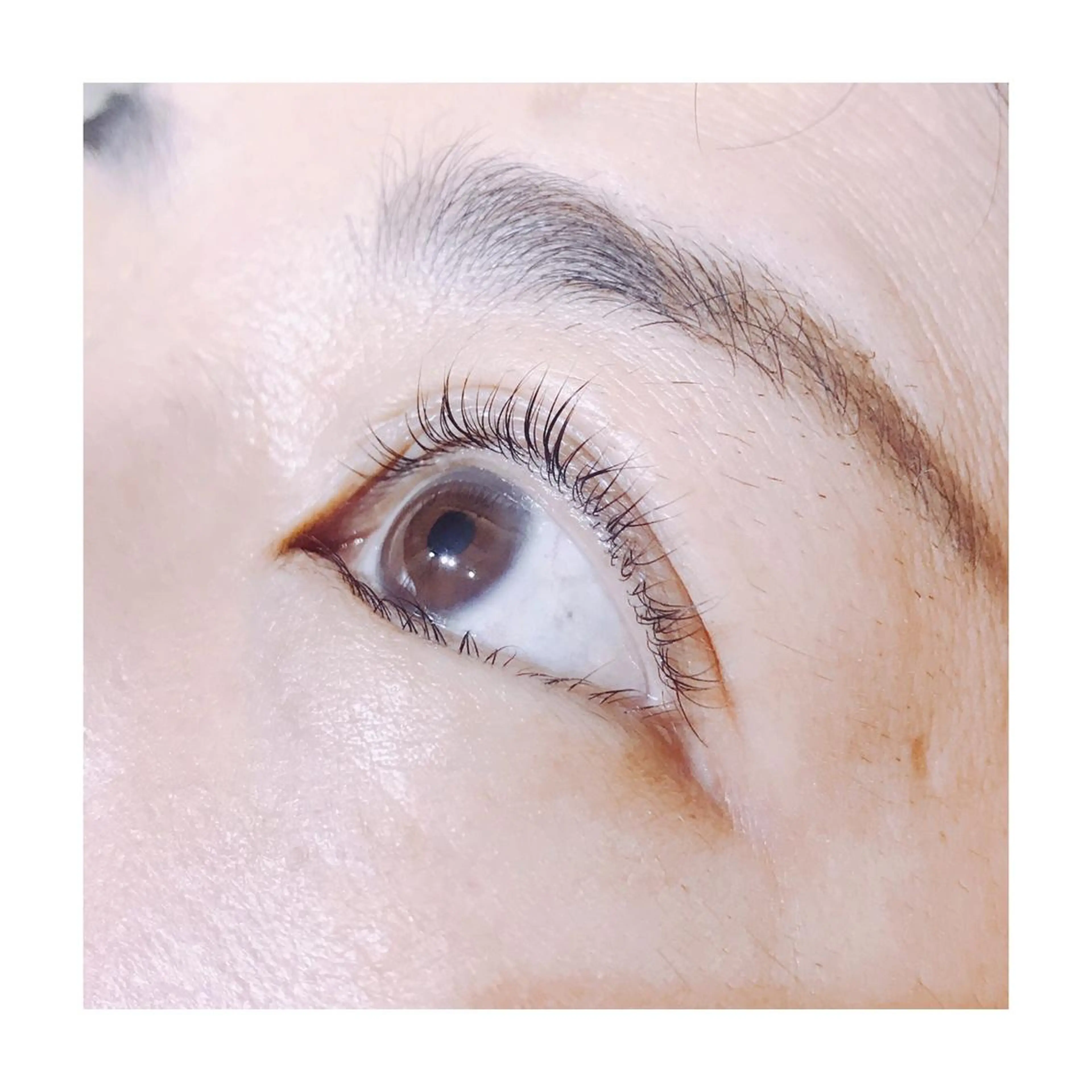 マツエク・マツパ 一重×まつ毛パーマ にっくに ちひろの眉毛・アイブロウイメージ