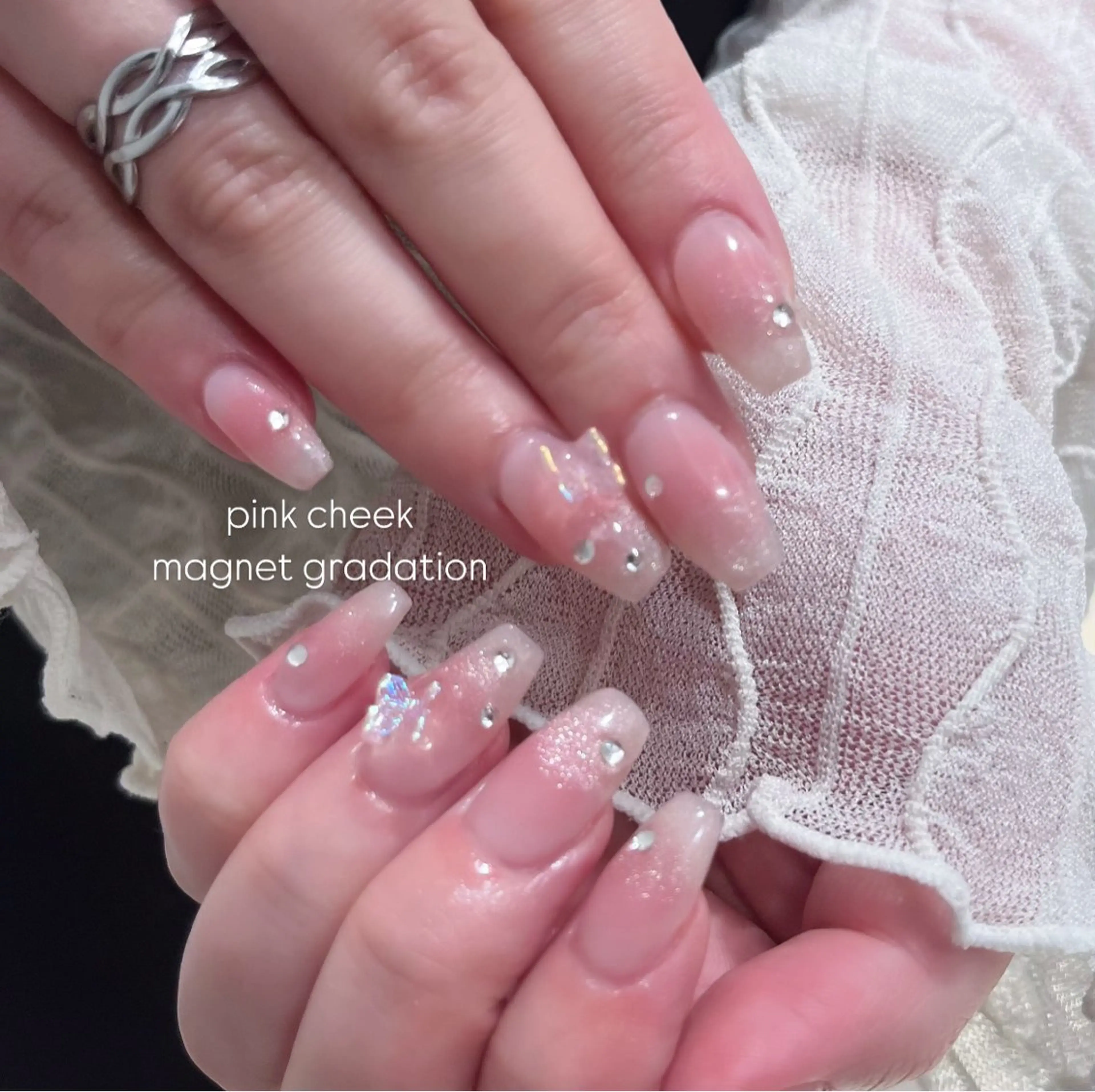 ネイル マグネットネイル ハンドネイル Ibuki 🎀仙台パルコ🎀のマツエク・マツパデザイン