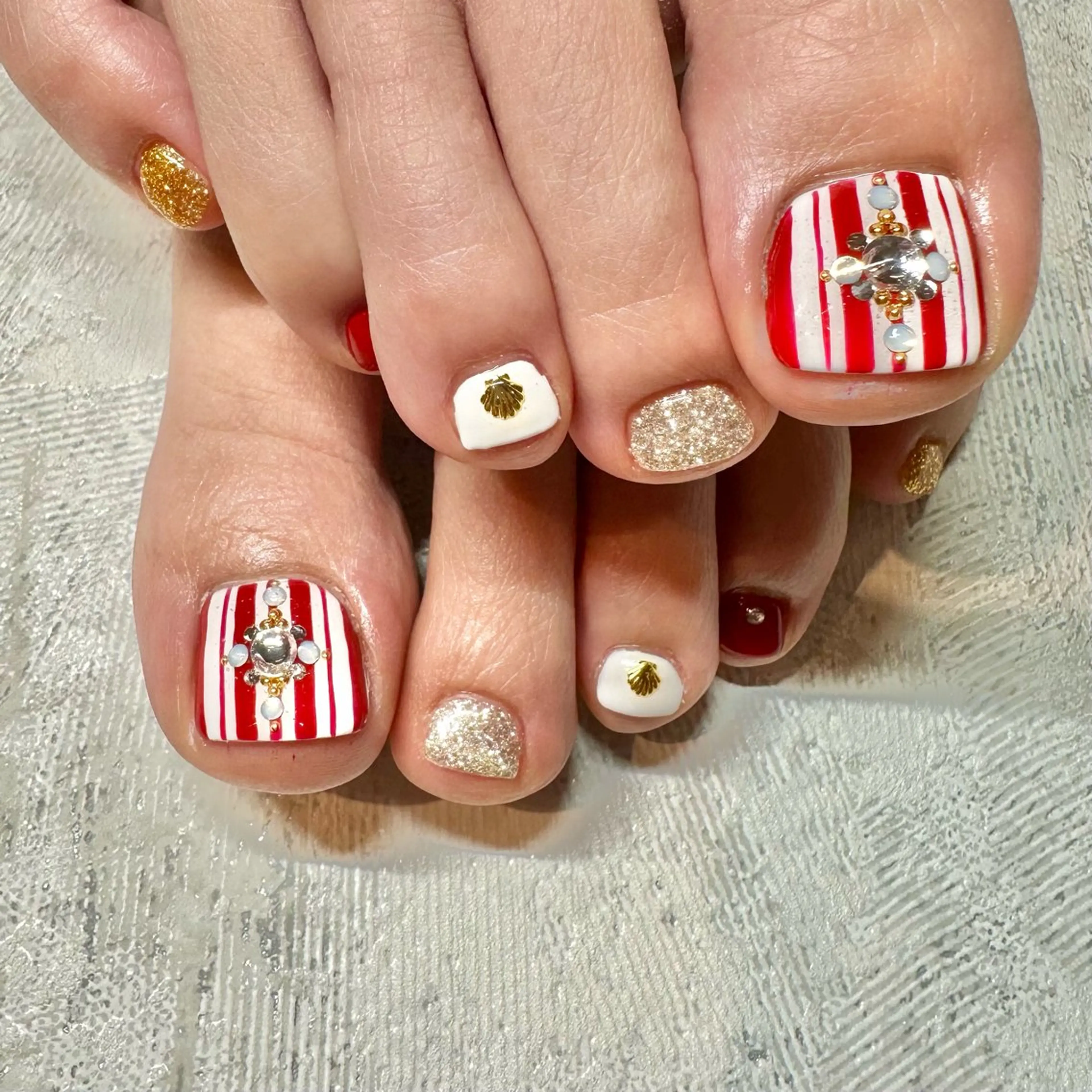 ネイル フットネイル Tocowaka マエダのネイルデザイン