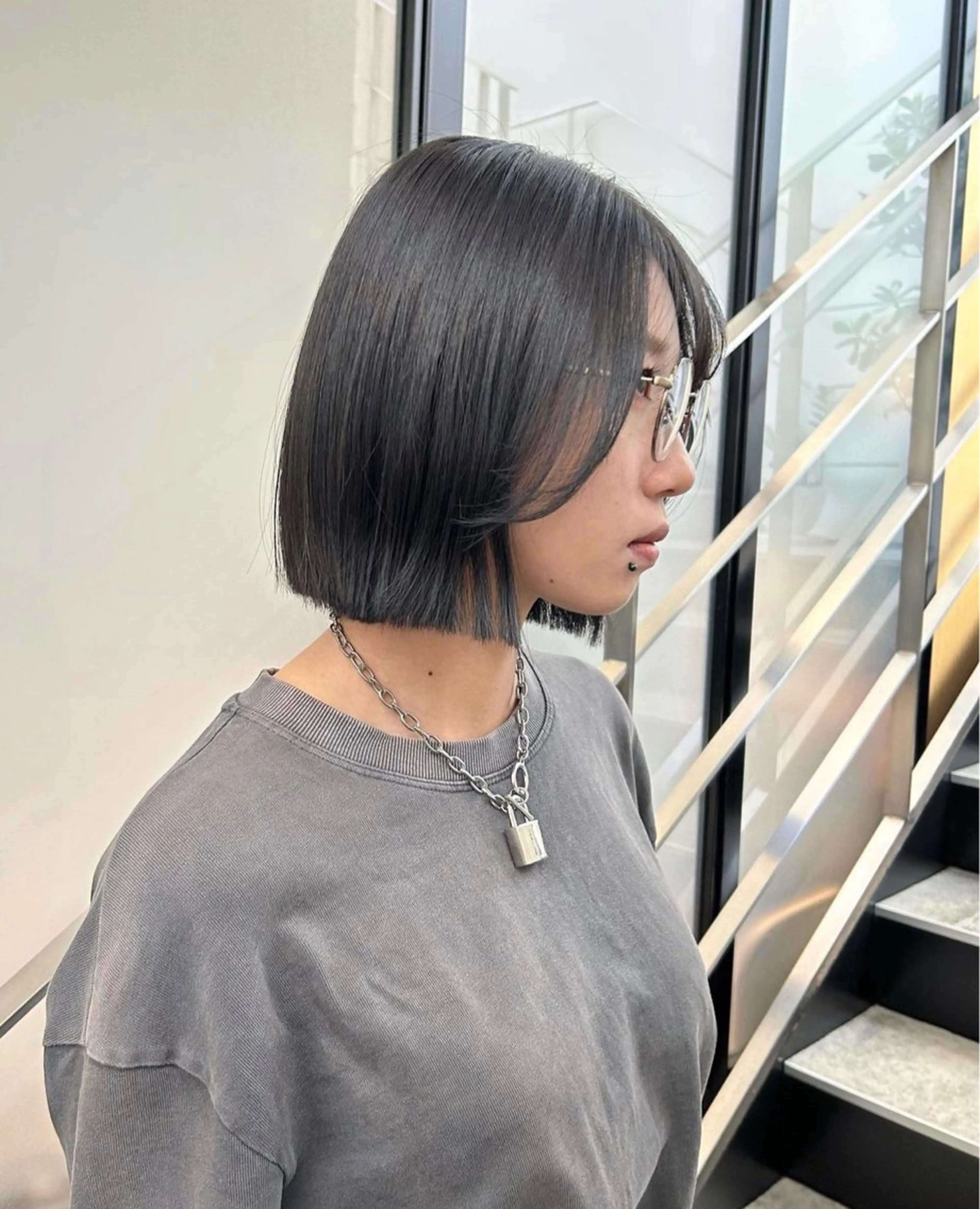 ミディアム カラー パーマ ヘアアレンジ キッズ ボブ 韓国風ヘア stylist 🌸 kana.のヘアスタイル