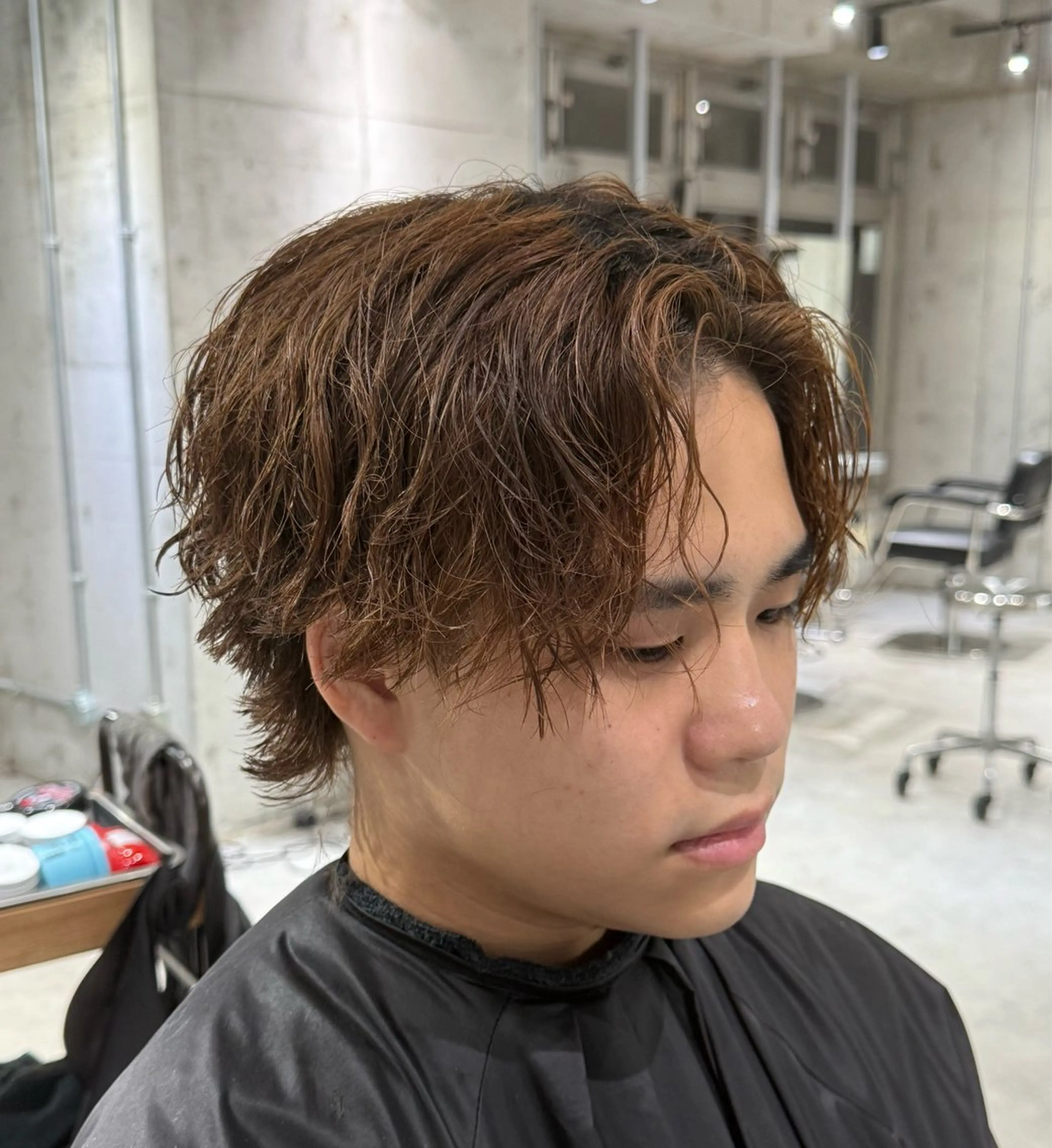 メンズ メンズパーマ カット 縮毛矯正 布施メンズ特化美容師 秋山　涼のヘアスタイル