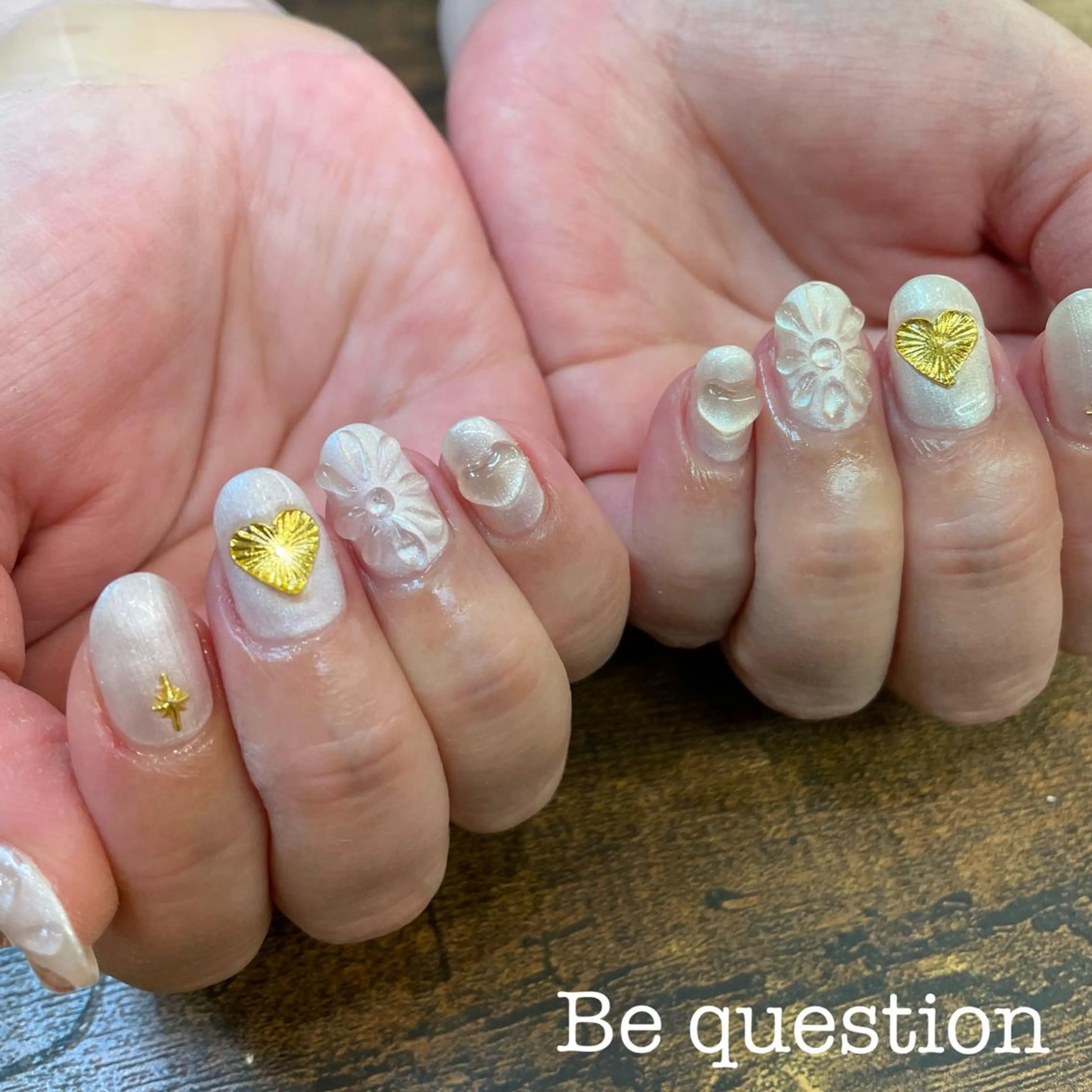 ネイル クリアネイル ぷっくりネイル ueki junのネイルデザイン