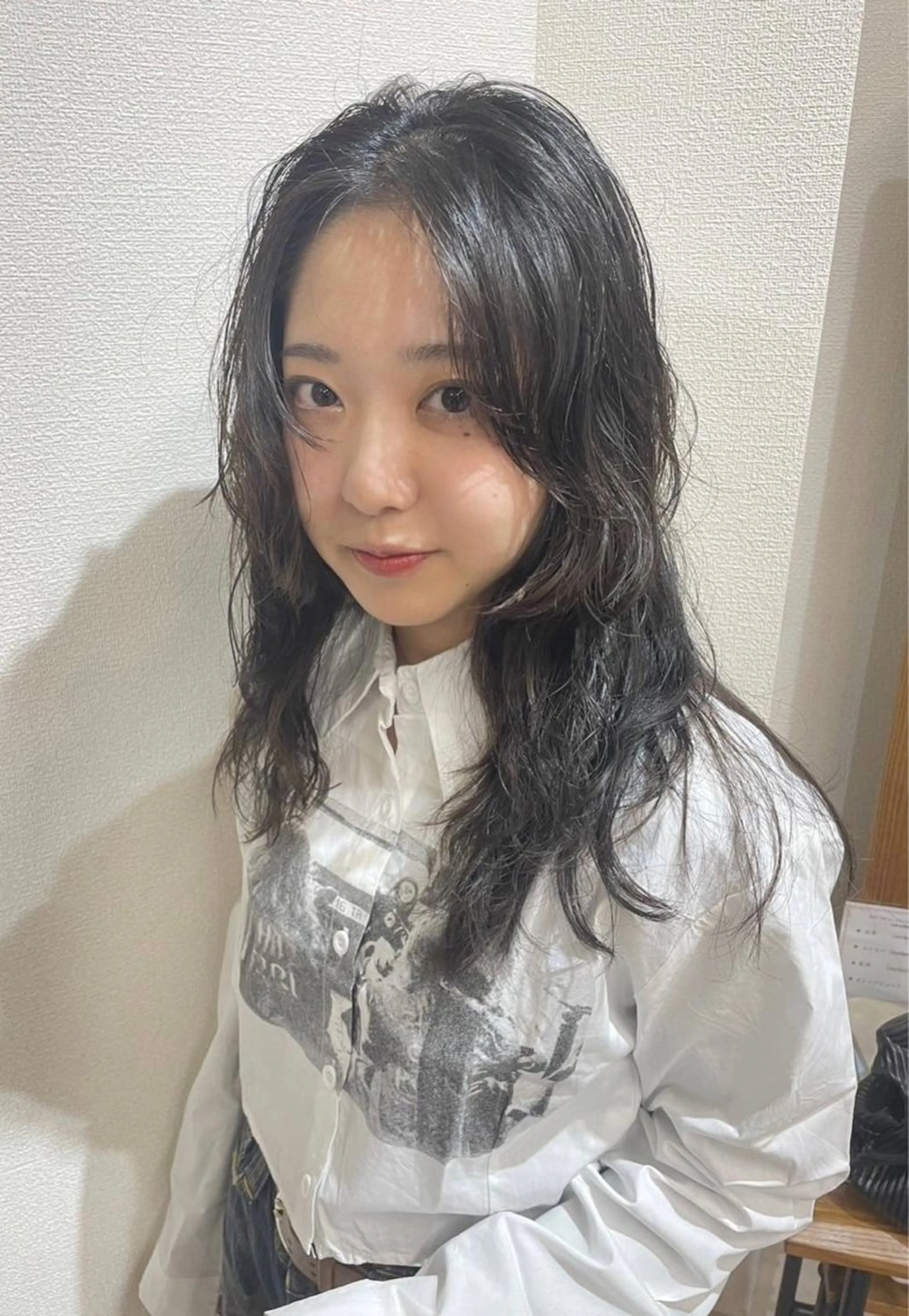 セミロング ケアブリーチ /髪質 改善/古橋圭史郎のヘアスタイル