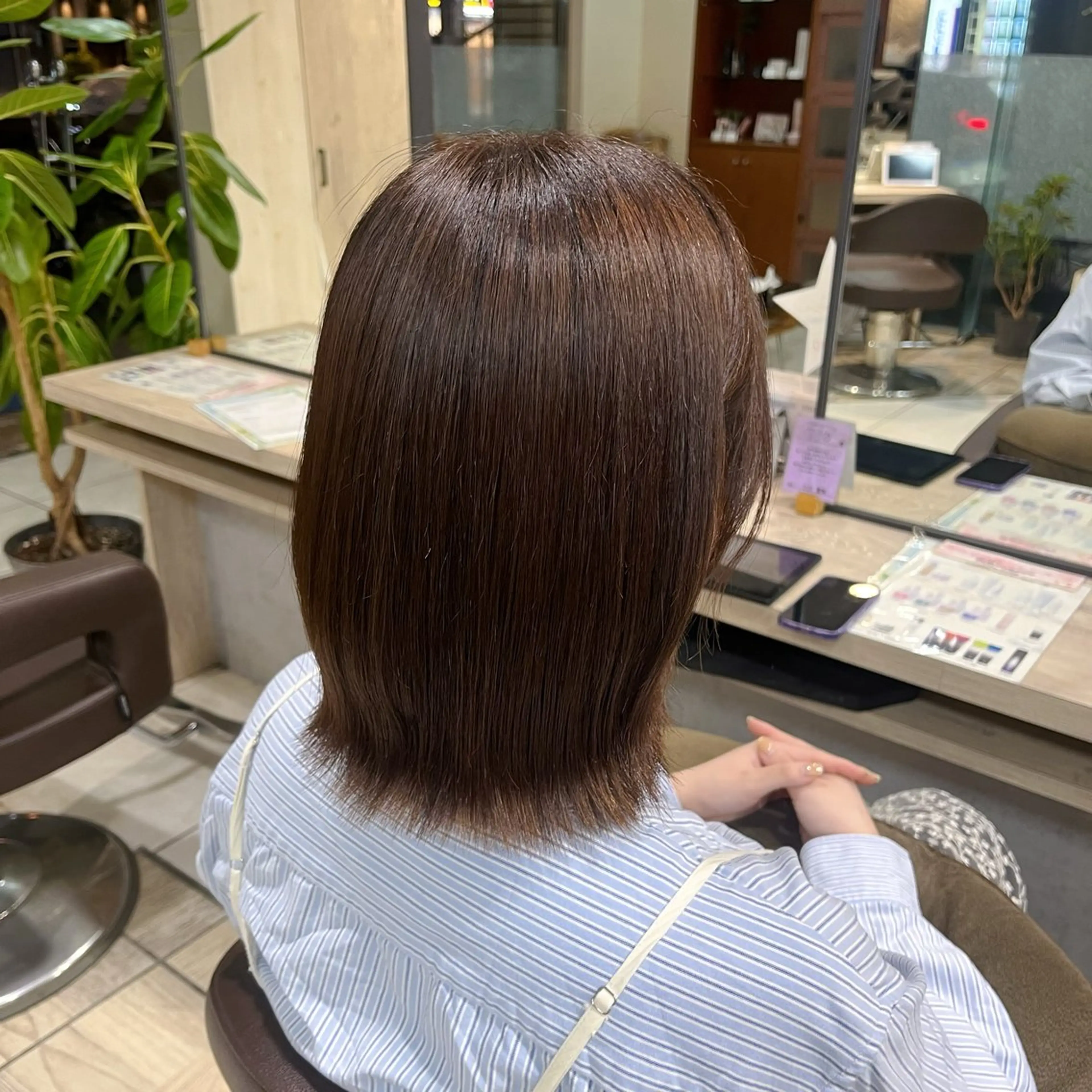 ミディアム ヘアカラー トリートメント 小川 夏実のヘアスタイル