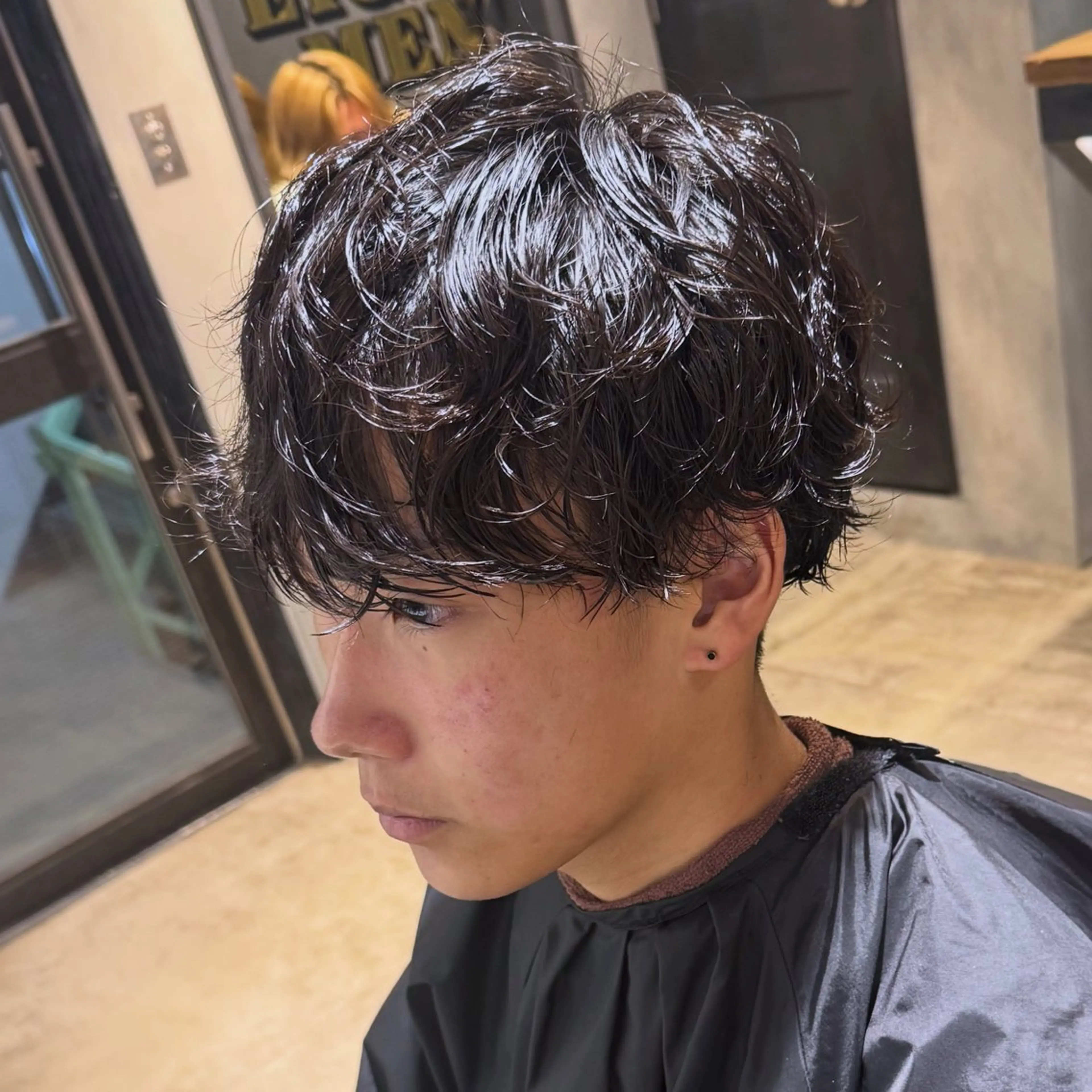 パーマ メンズ マッシュ メンズカット特化 今野のヘアスタイル