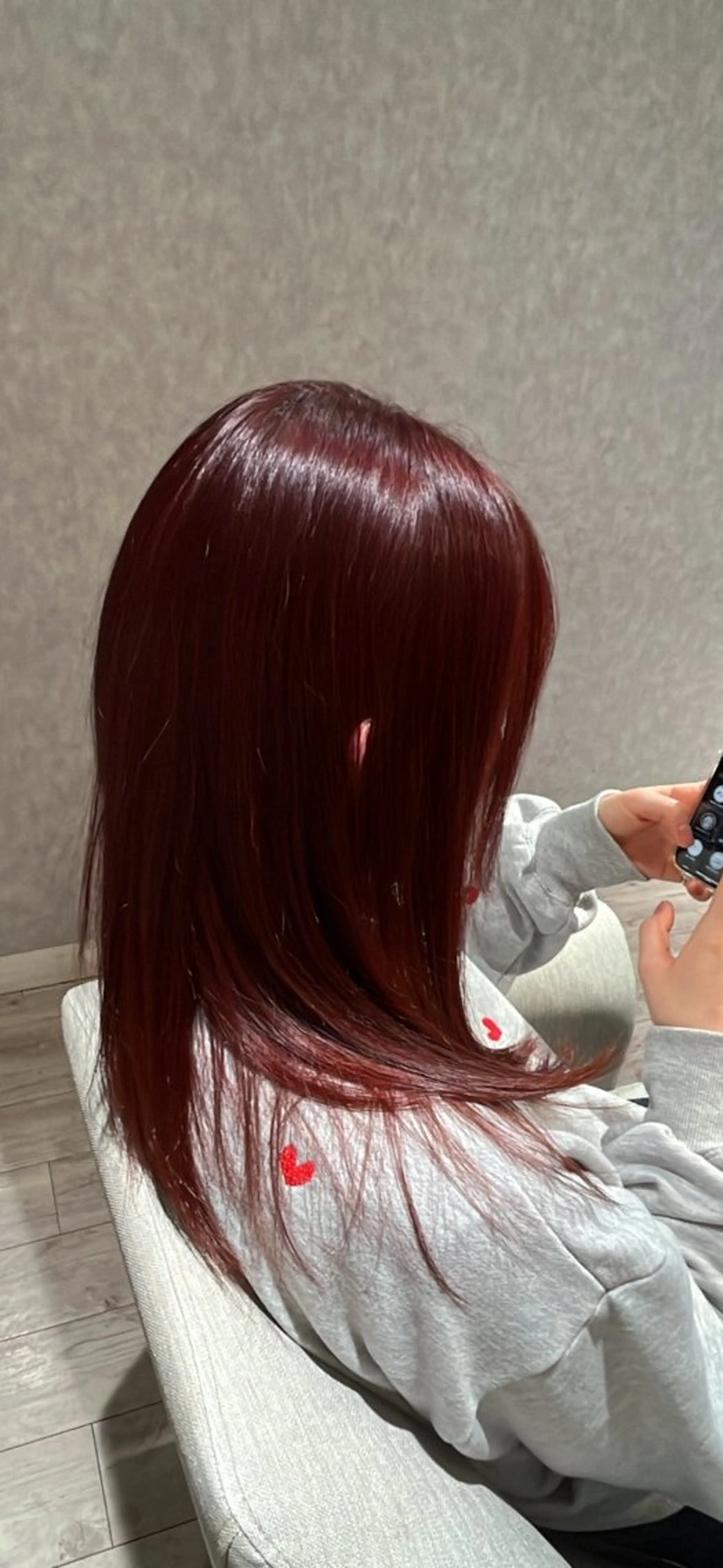 ブリーチなしワンカラーの写真