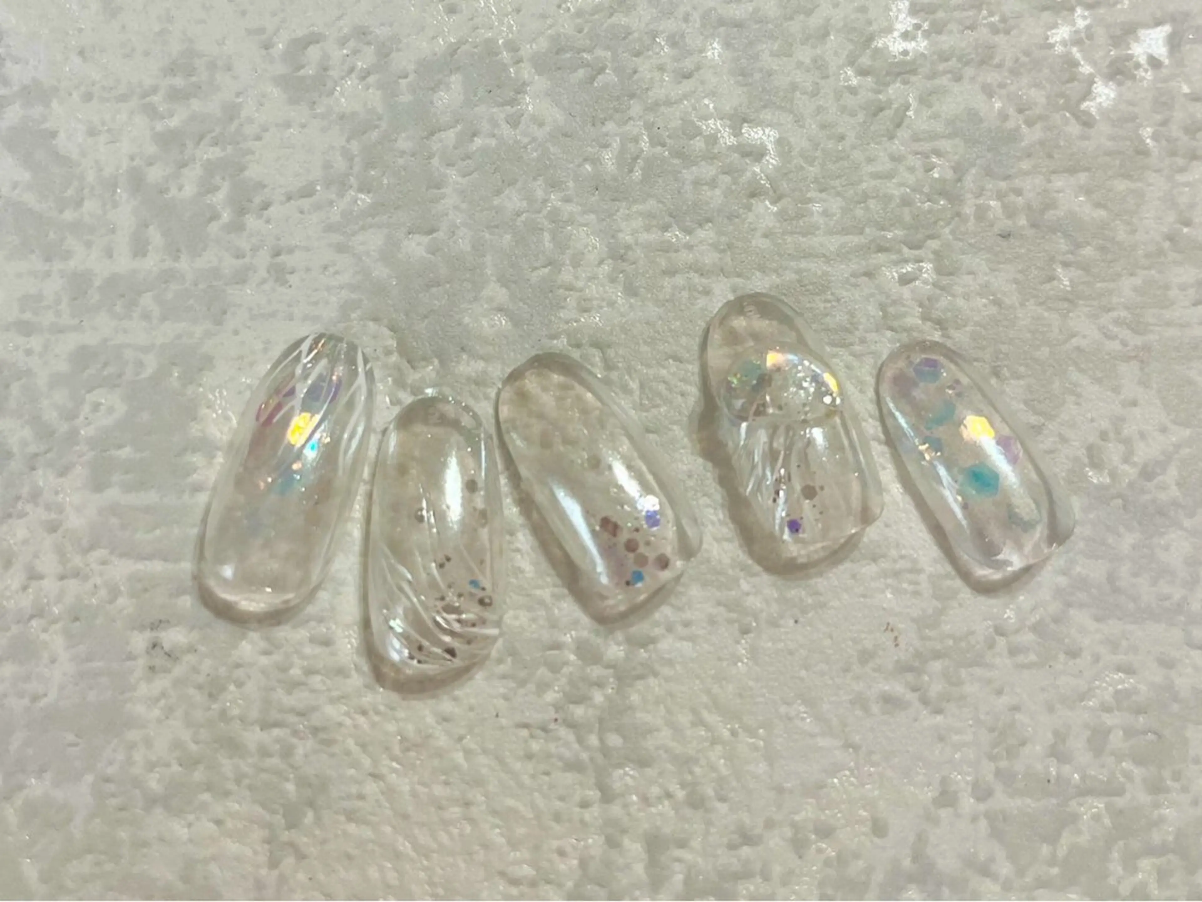 ネイル ジェルネイル キラキラネイル メンズネイル パラジェル 夏ネイル kiki nail たまプラーザのネイルデザイン