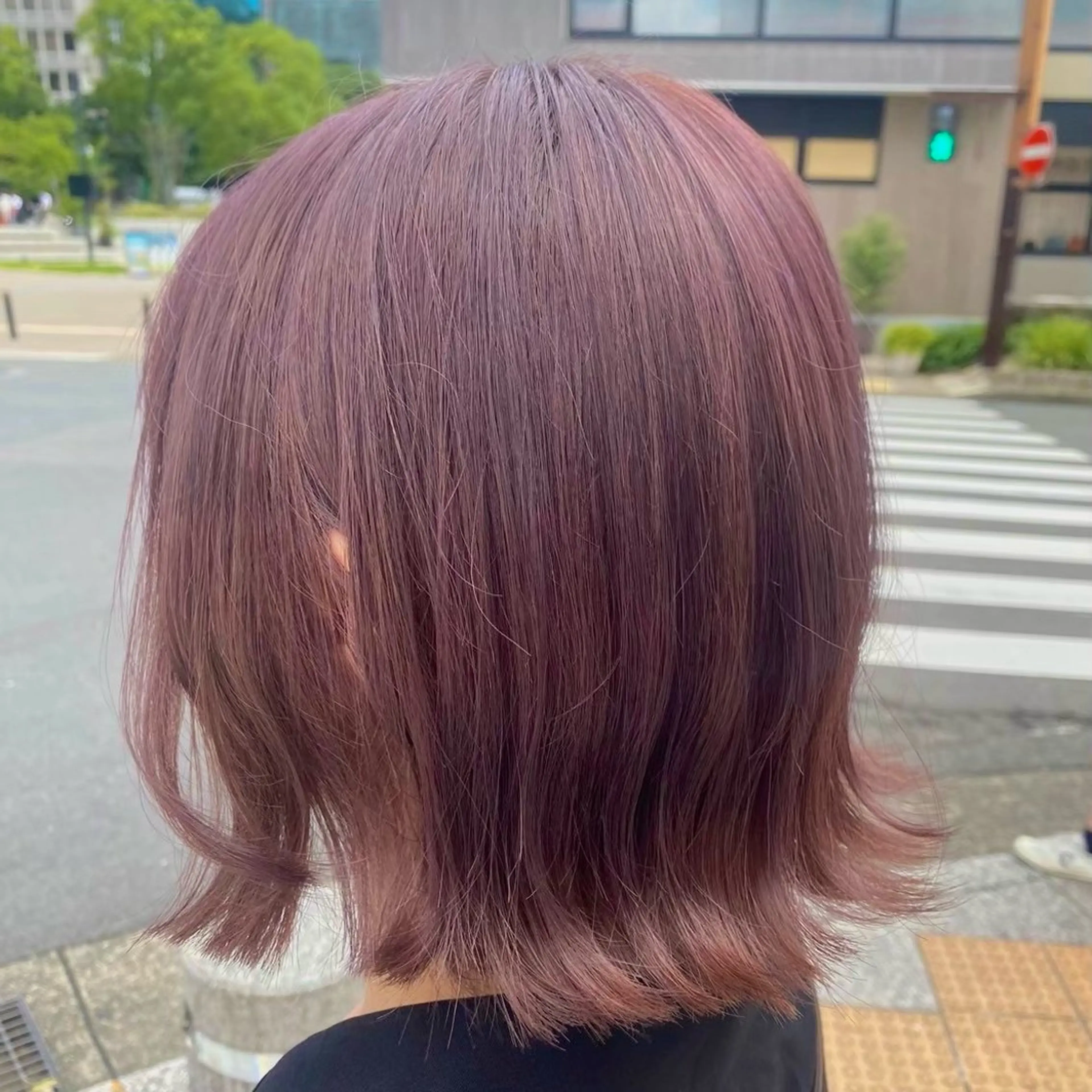 【春カラーでフレッシュに❕】カット➕ピンク系🎀orオリーヴ系ケアカラー👒➕Aujuaトリートメントの写真