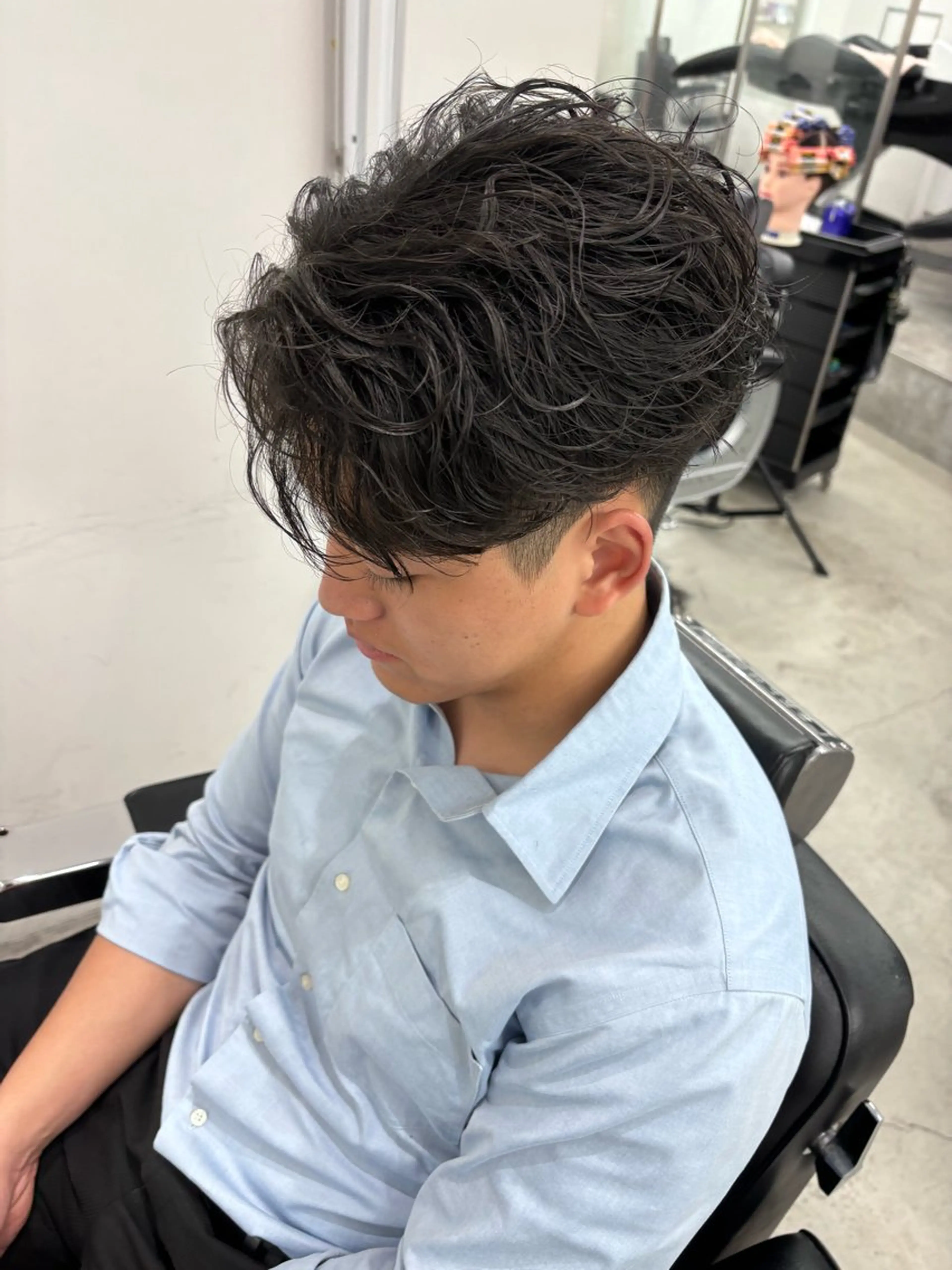 パーマ メンズ カット パーマ トリートメント 土岐 仁/メンズ専門 パーマ特化美容師🌀のヘアスタイル