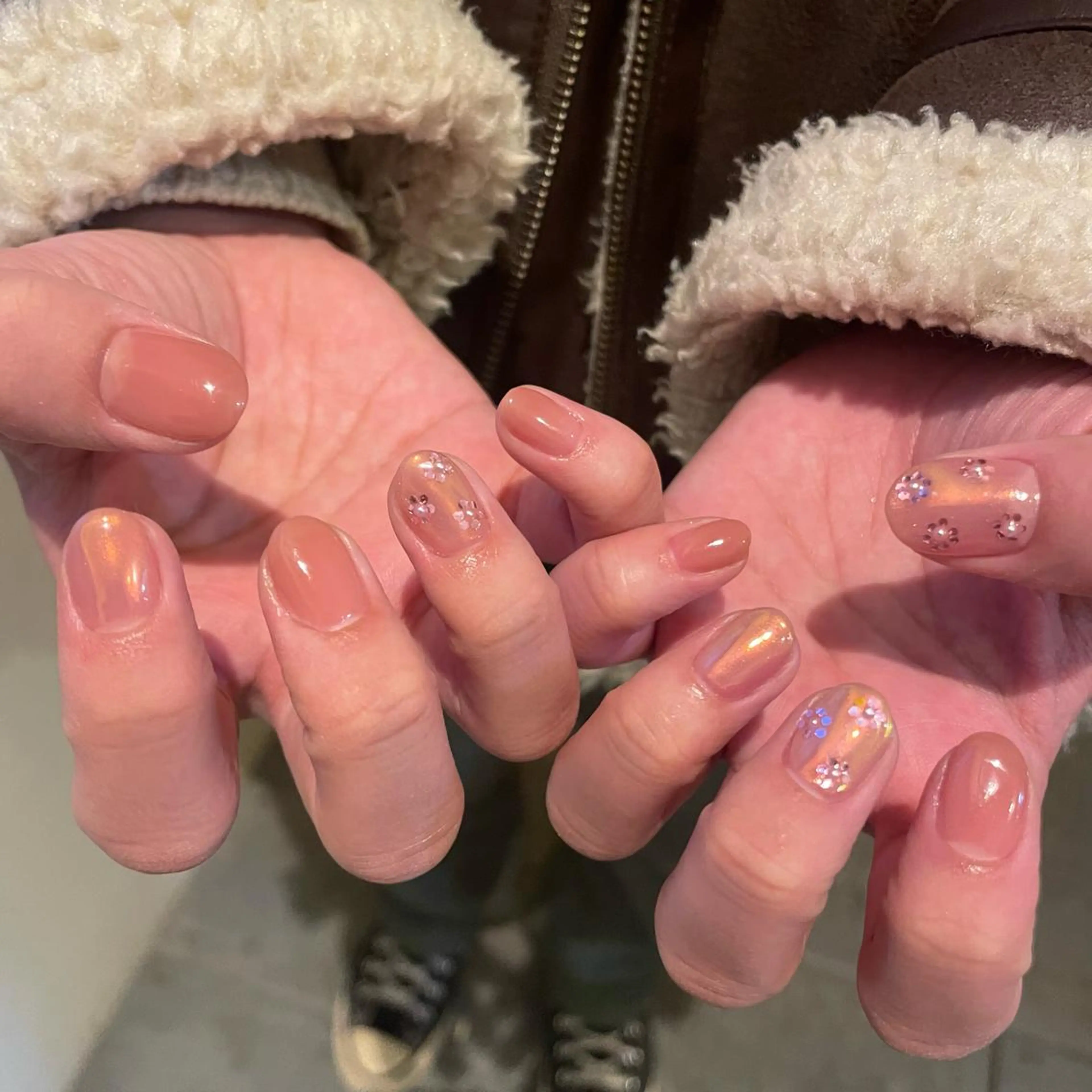 ネイル アートネイル シンプルネイル SOL　nail イマナカのネイルデザイン