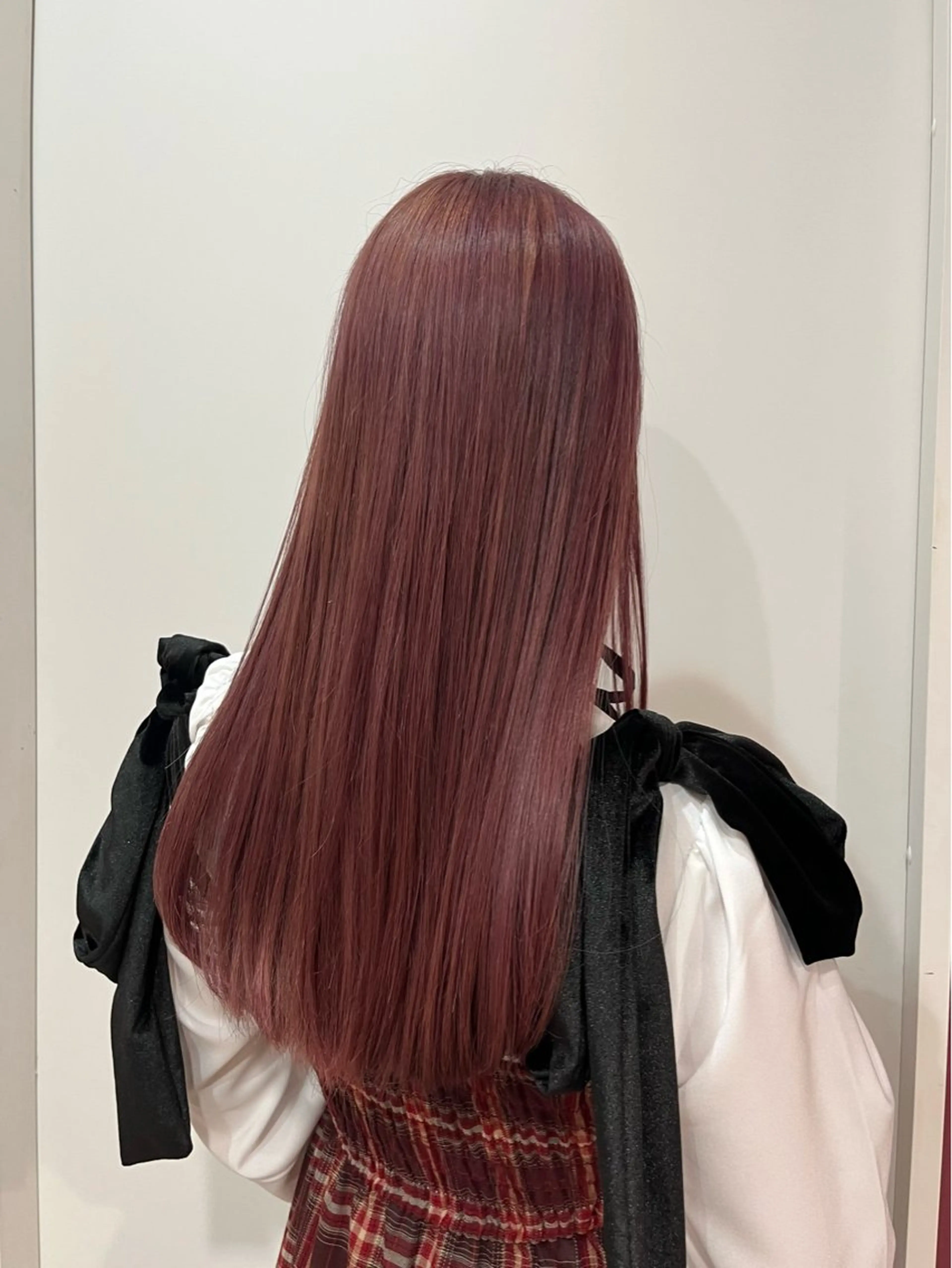 ロング カラー ブリーチ 透明感カラー ラベンダーカラー ピンクカラー 顔まわり/透け感 カラー/青栁優🔆のヘアスタイル