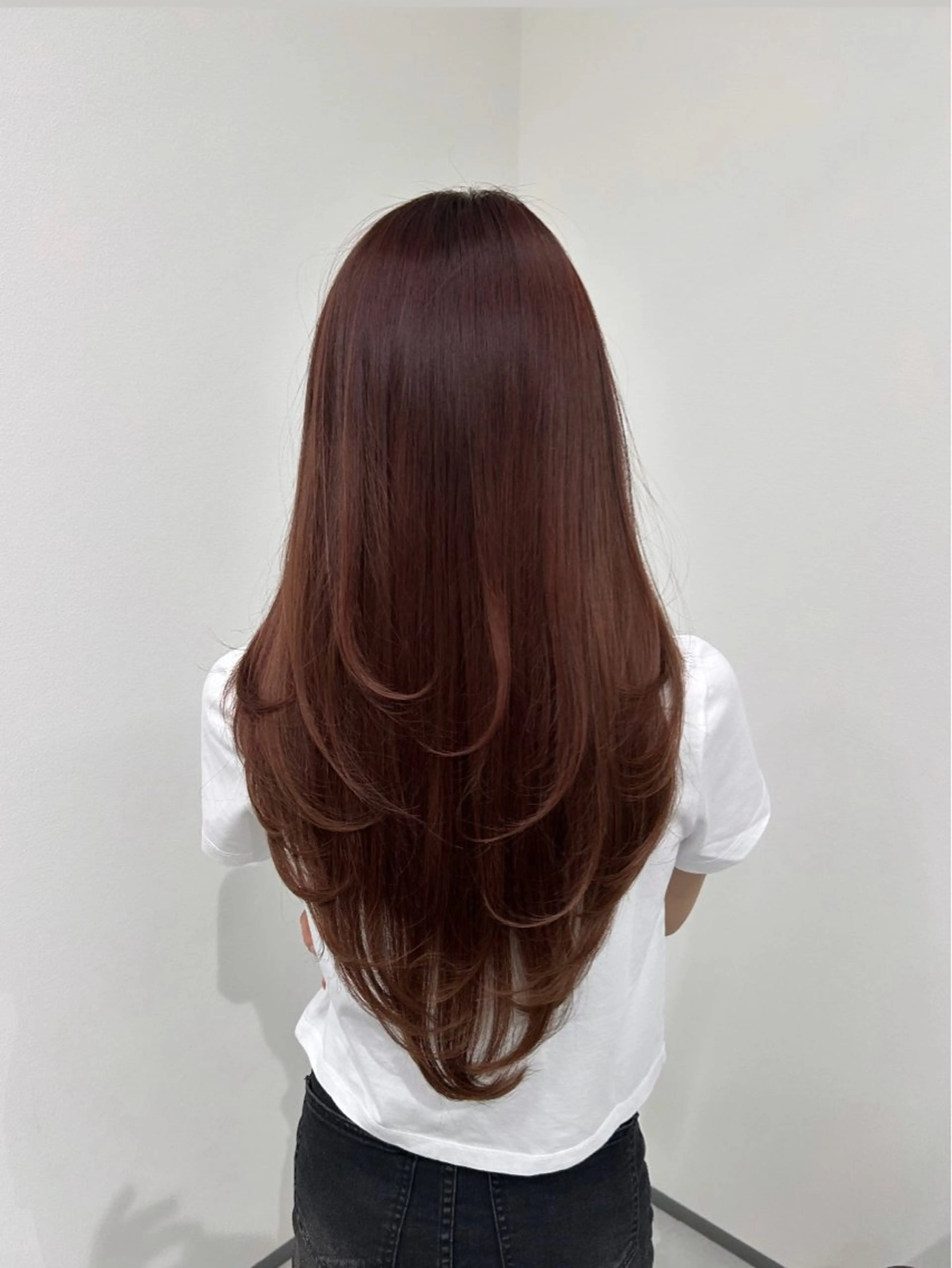 ロング カット ヘアカラー エクステ LOMKH所属・シールエクステ/ レイヤーカット/達也のヘアスタイル