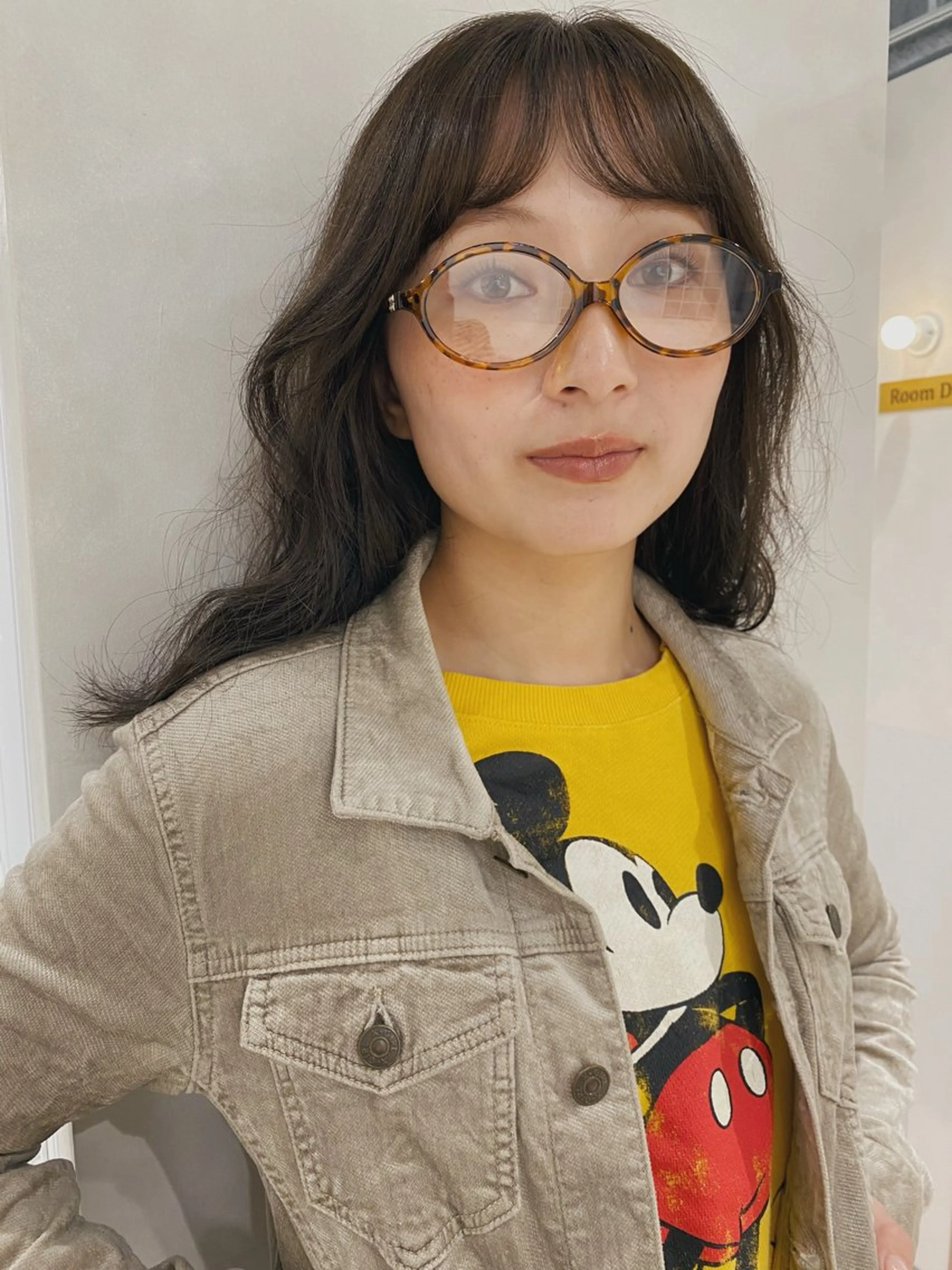 ミディアム カラー 砂原 ひよりのヘアスタイル