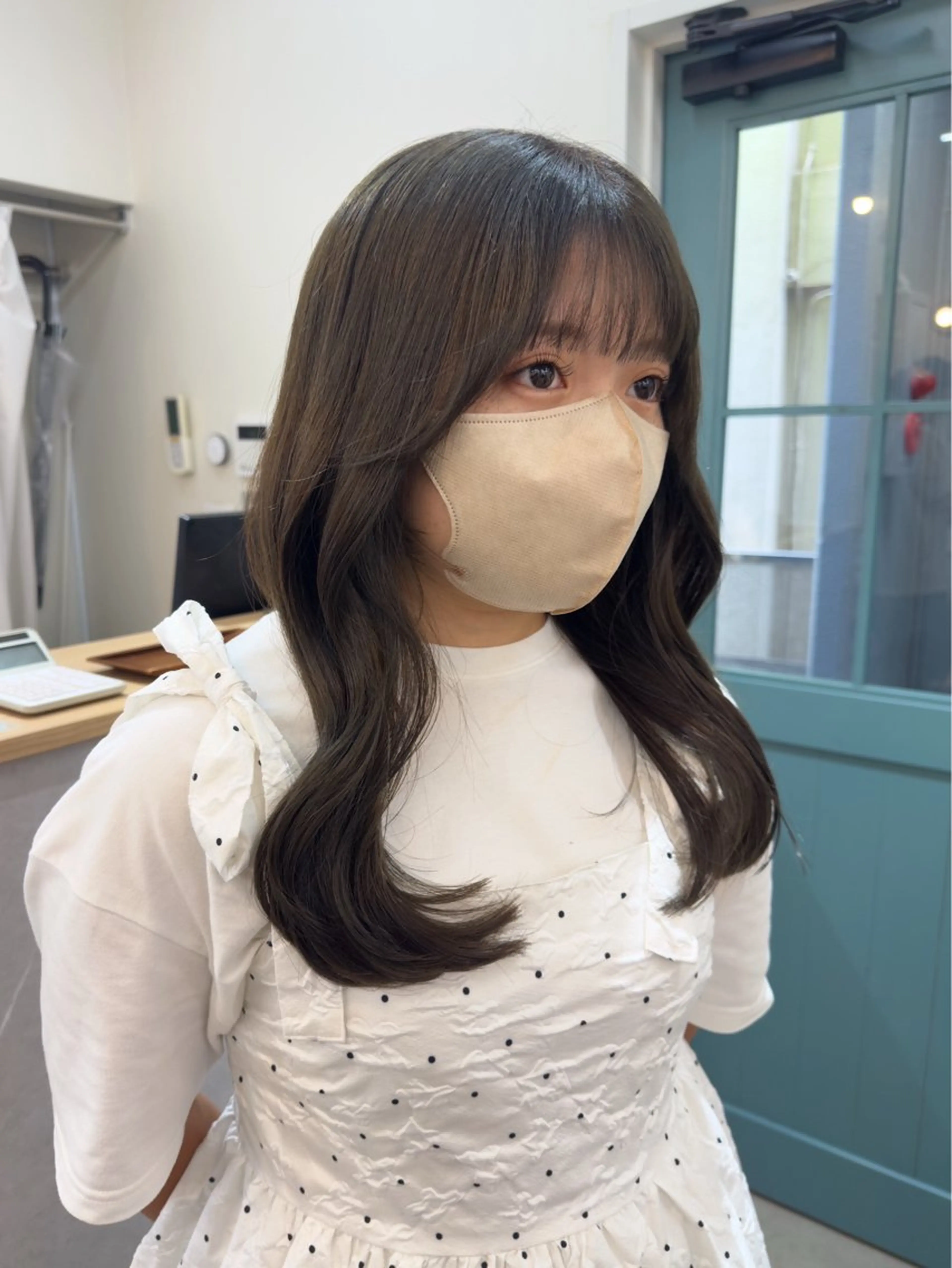 ロング カラー ブリーチ ダブルカラー ヘアカラー レイヤー/顔周り /いいぬまみかのヘアスタイル