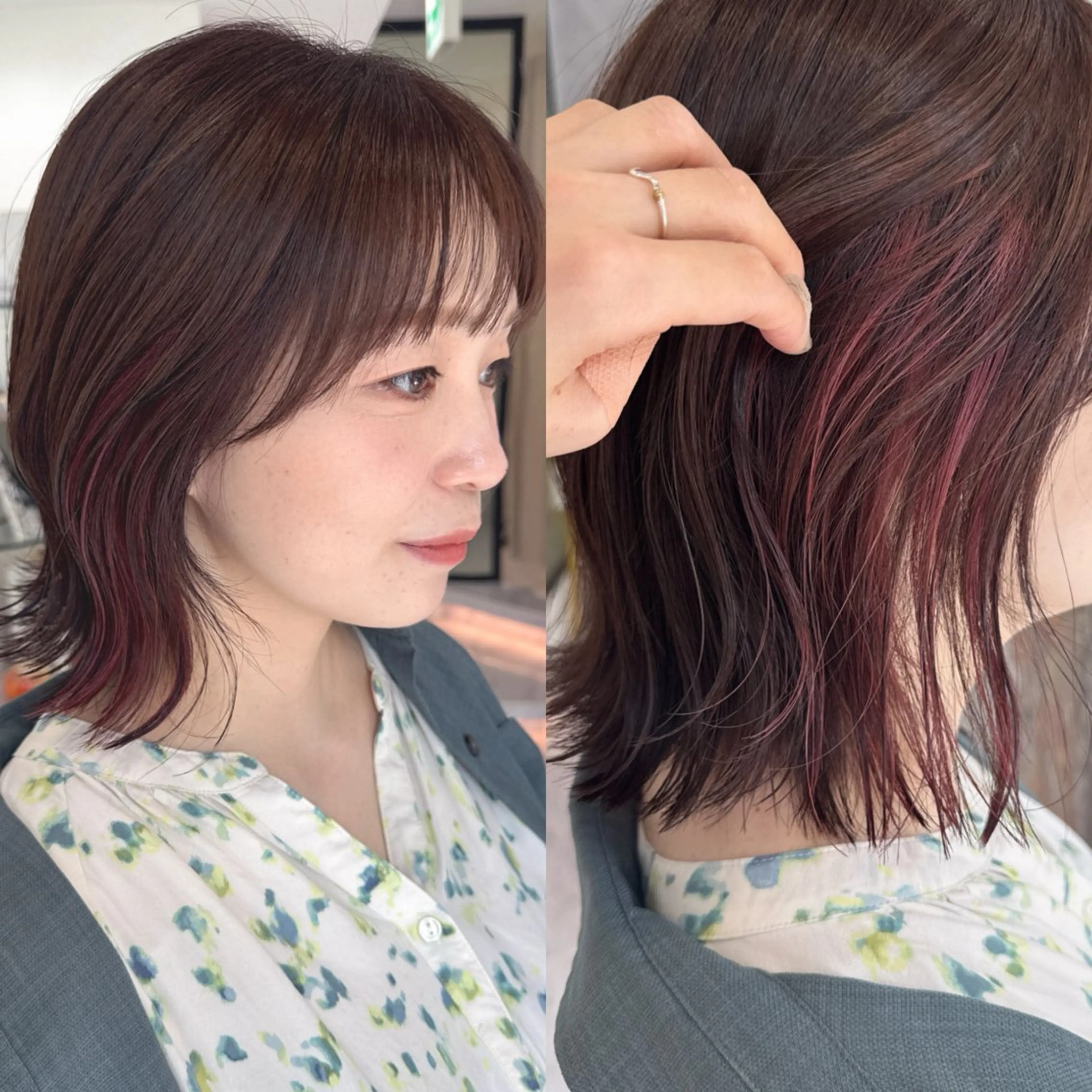 ミディアム 外ハネヘア 🌼MONA KIKO🌼のヘアスタイル