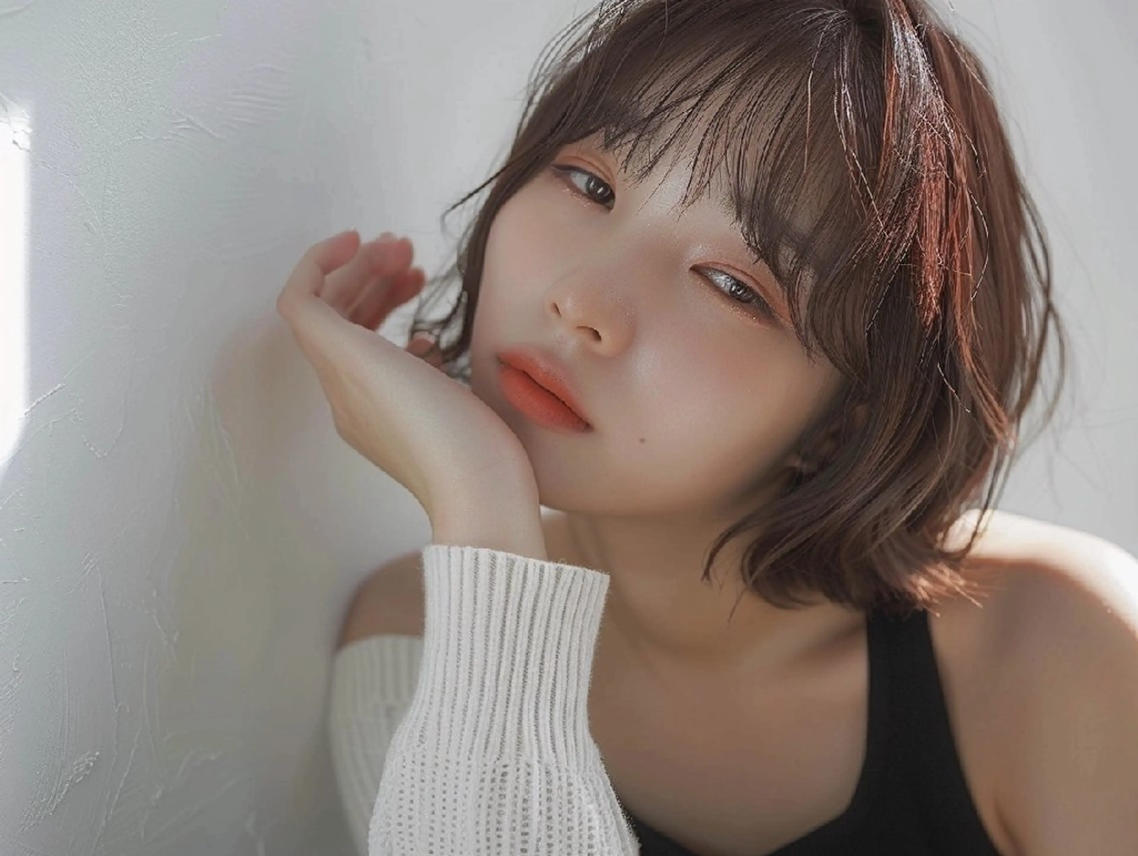 カラー 束感まつぱ🥑🤍 NATUKI🤍のヘアスタイル