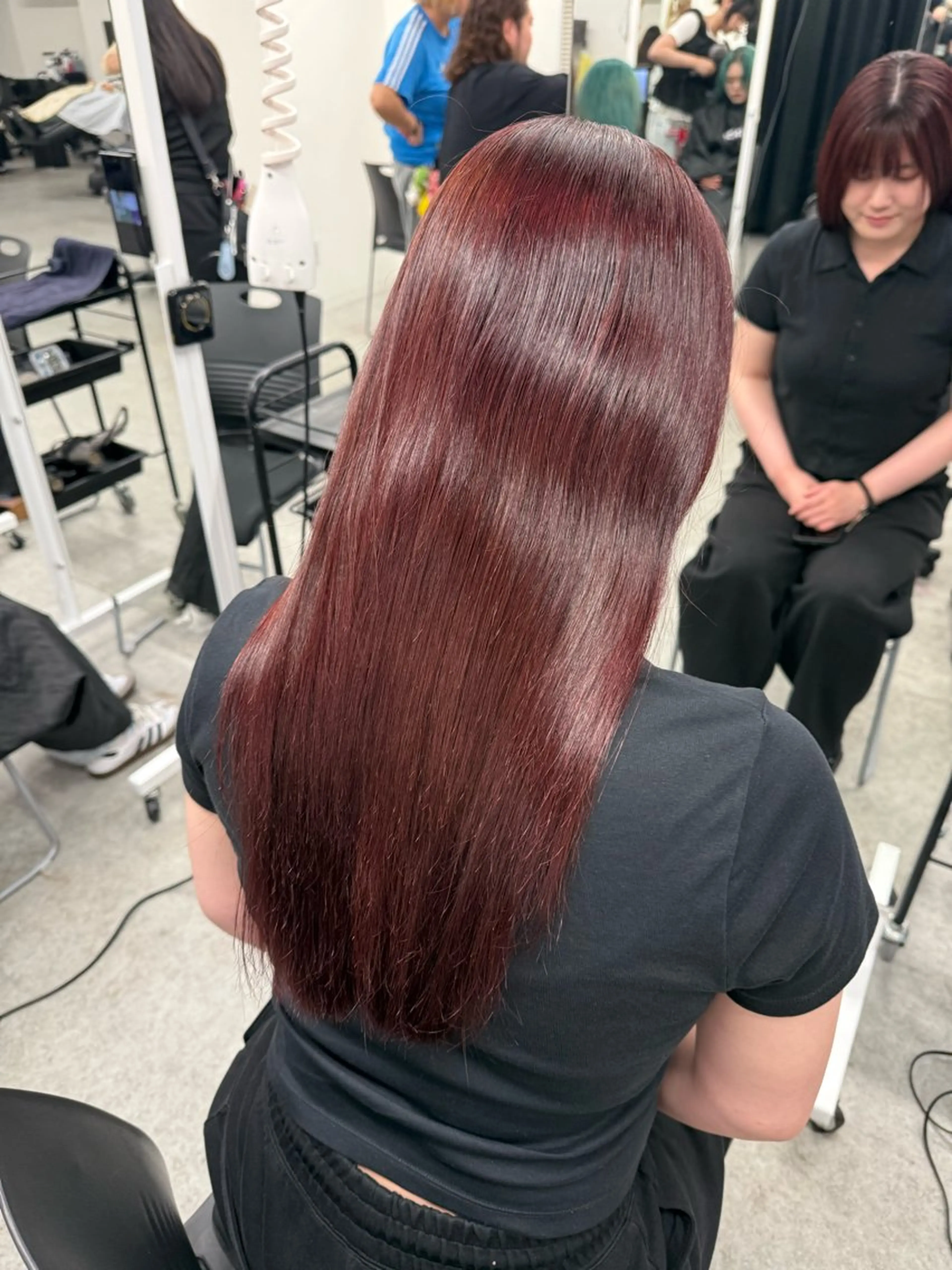 ロング カラー 海外girl/ハイト ーン/riko🫧のヘアスタイル